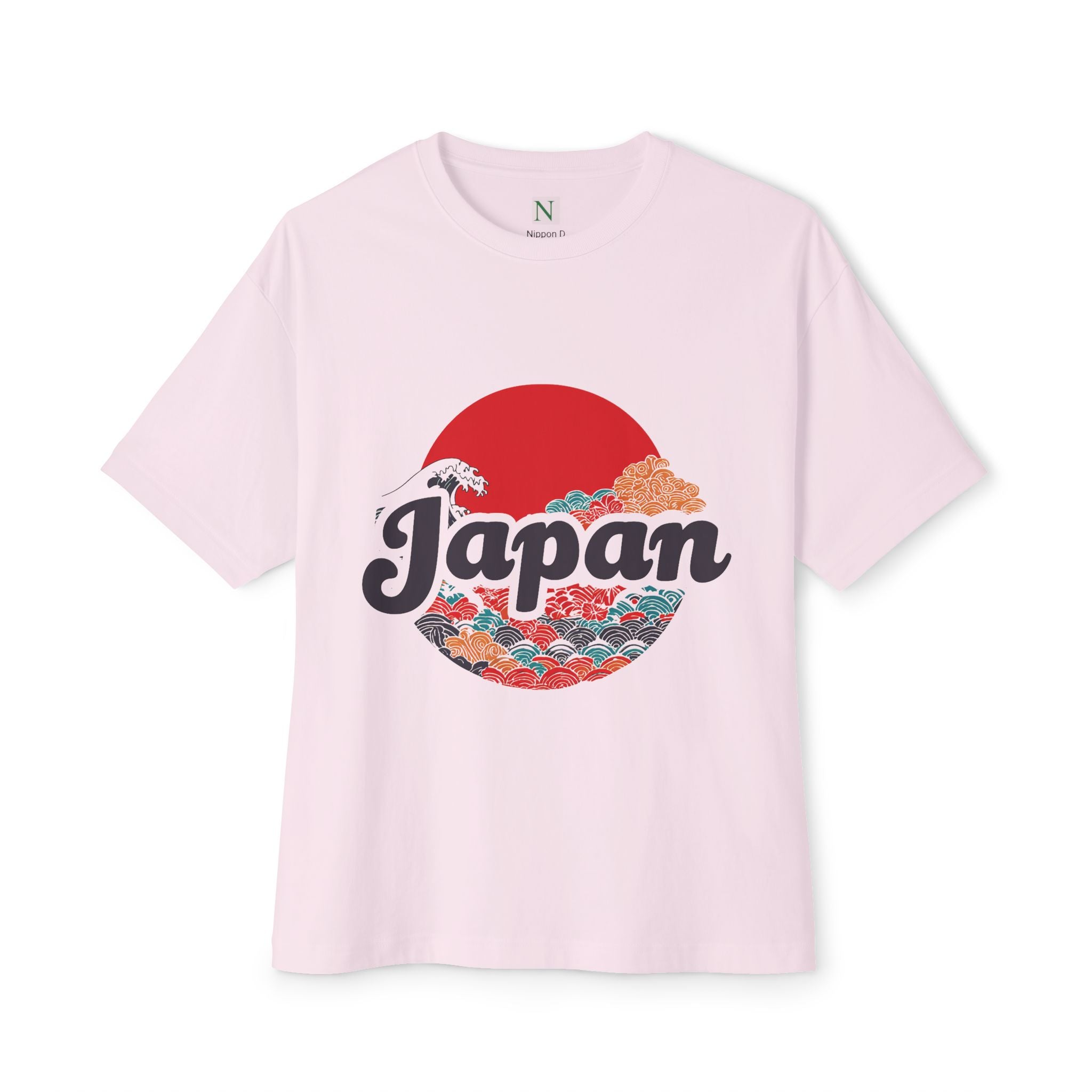 Copy of Japanese Wave Art Unisex Oversized Boxy Tee, Casual Streetwear, Vintage Graphic Tee, Summer Outfit, Gift for Art Lovers