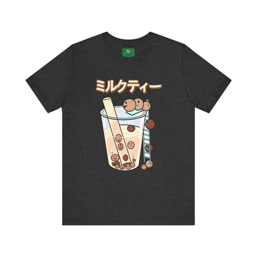Boba Milk Tea T‑Shirt – ミルクティー Bubble Tea Graphic Tee