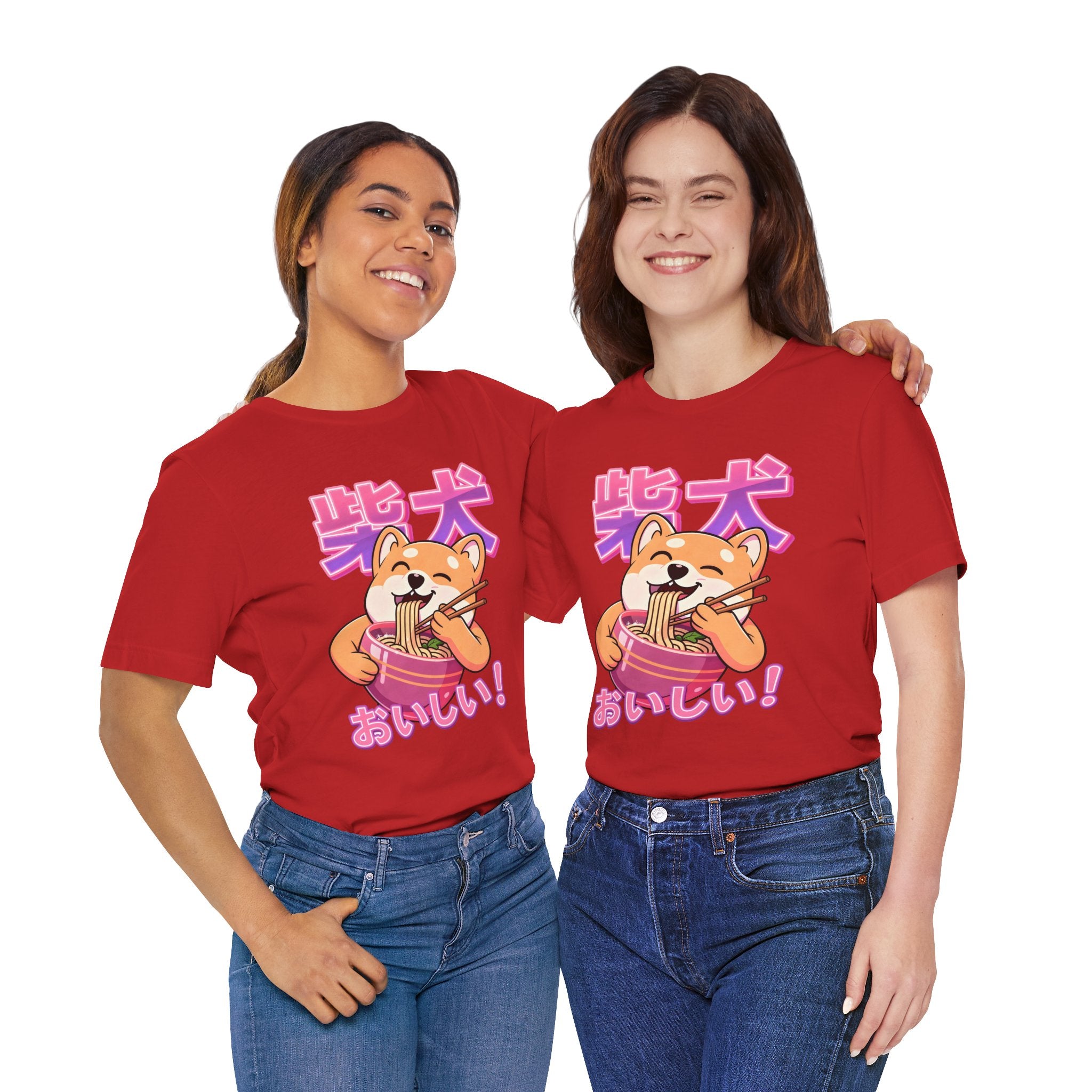 Shiba Inu Ramen Tee — おいしい! Cute Japanese Dog Noodle T-Shirt