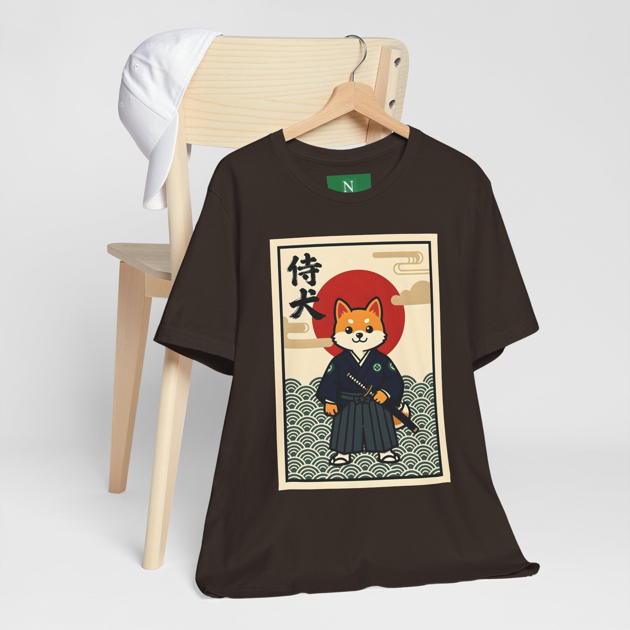 Samurai Shiba Inu Tee — Japanese Vintage Dog Graphic T-Shirt