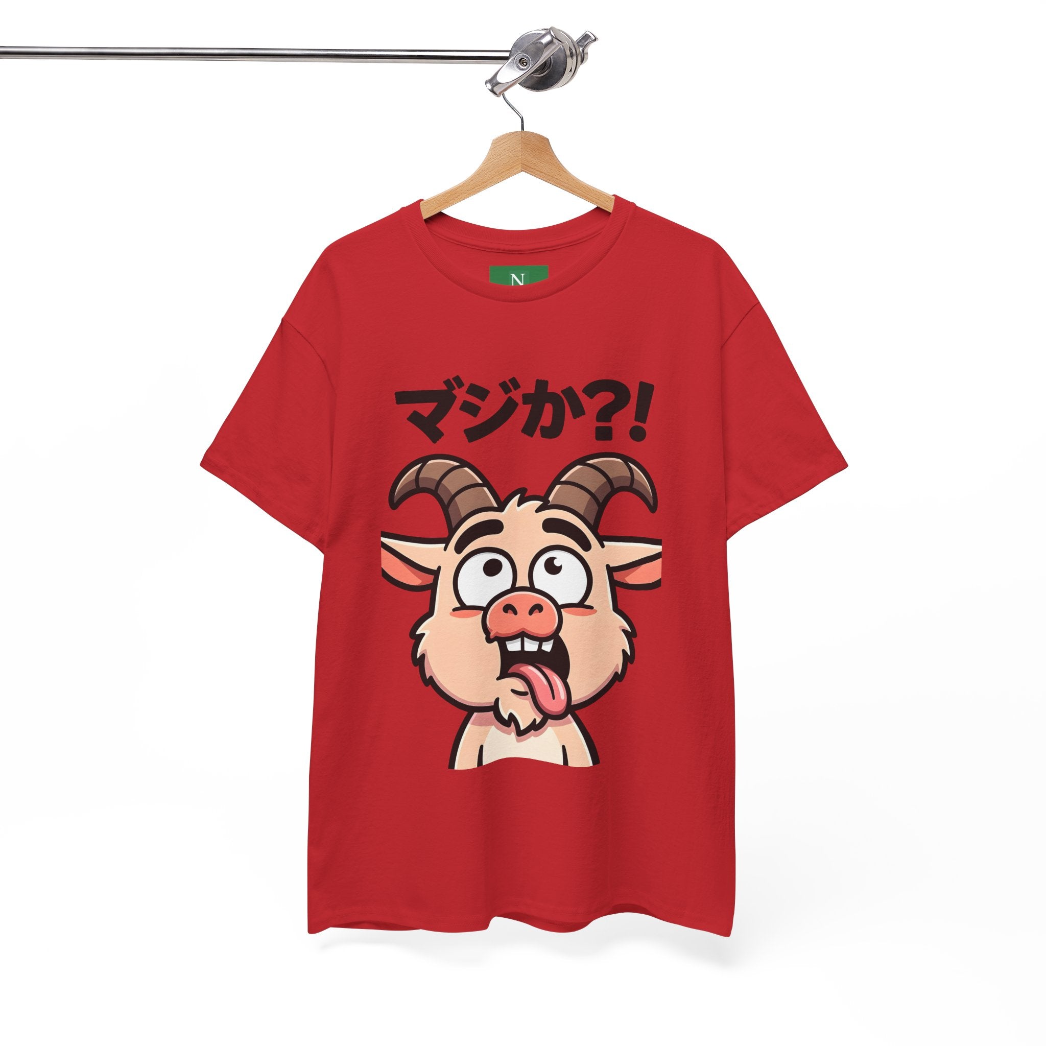 Goat Shock T-Shirt — マジか?! Funny Japanese Cartoon Tee