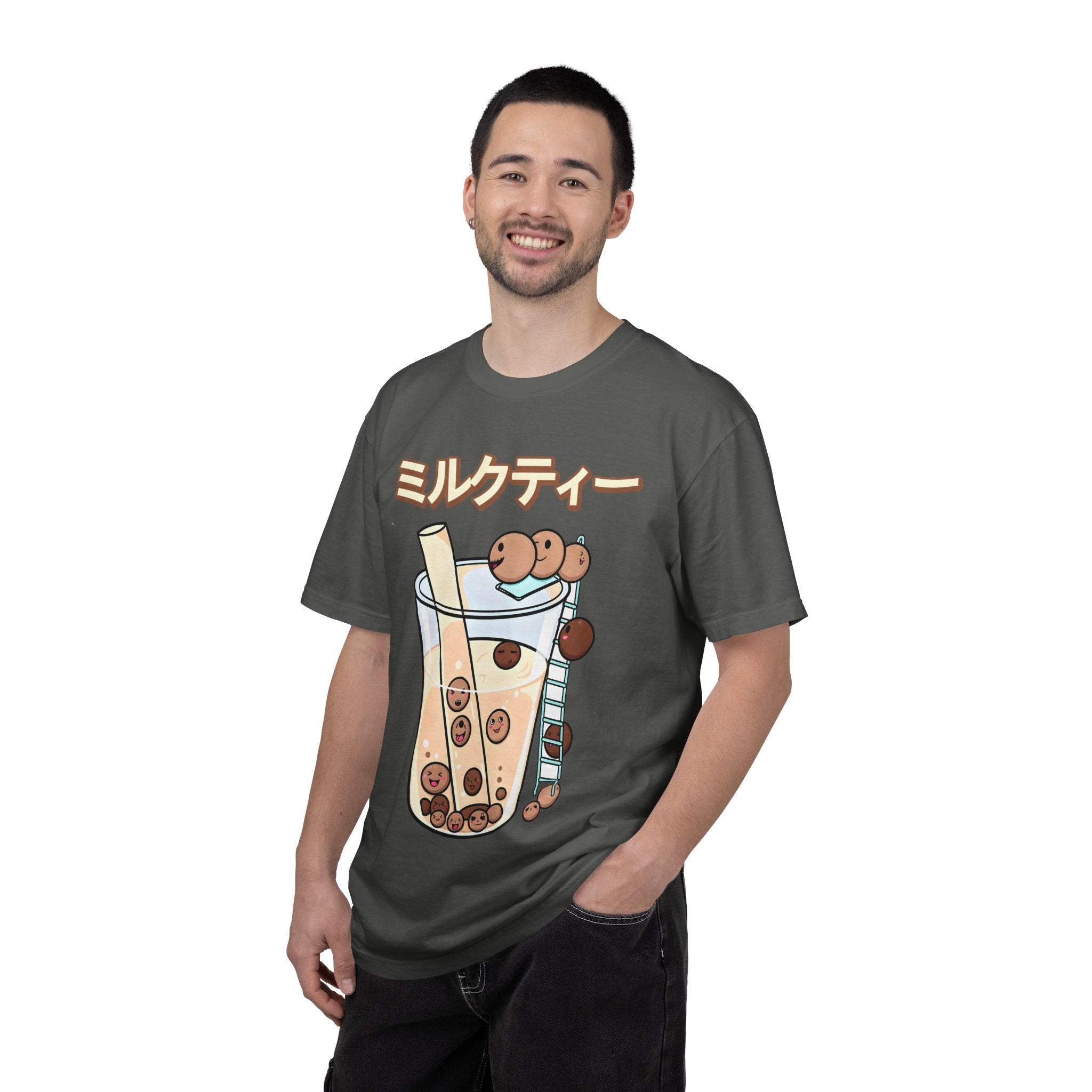 Boba Milk Tea T-Shirt — ミルクティー Cute Bubble Tea Graphic Tee