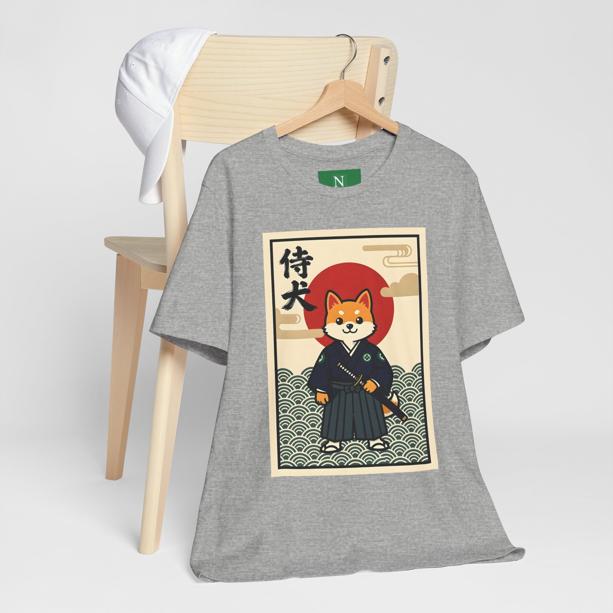 Samurai Shiba Inu Tee — Japanese Vintage Dog Graphic T-Shirt