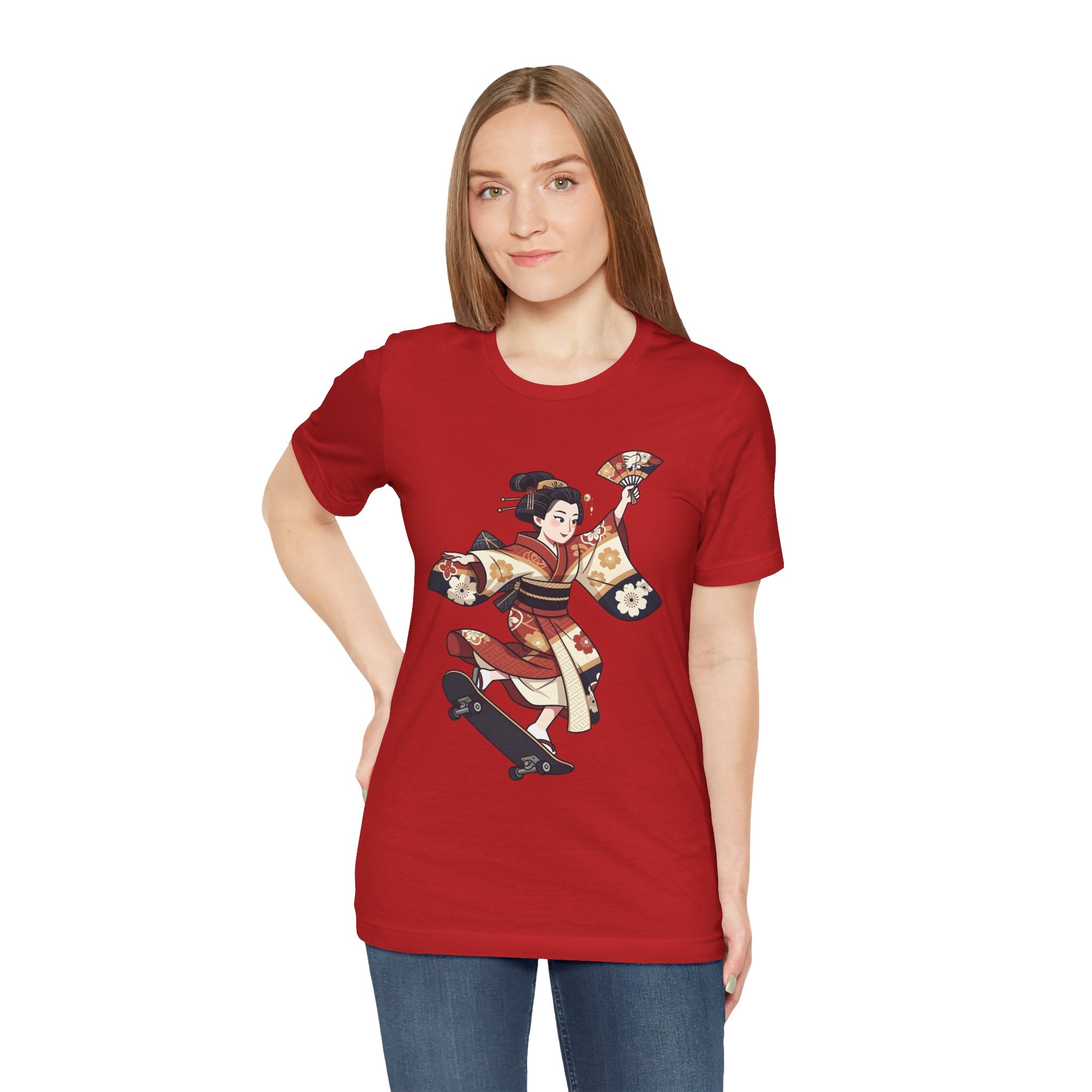 Skateboarding Geisha T-Shirt