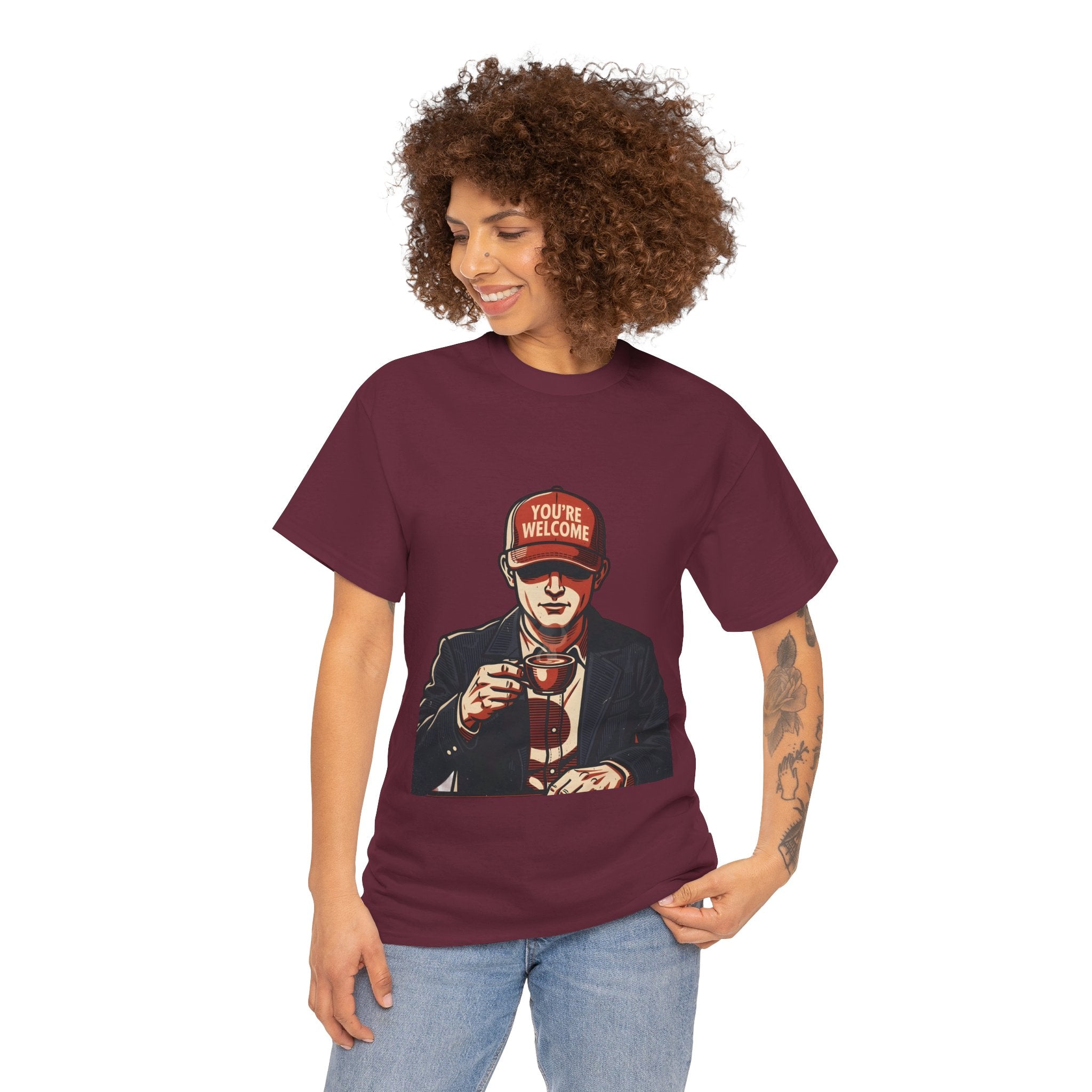 T-Shirt — 'You’re Welcome' Cheers Graphic Tee