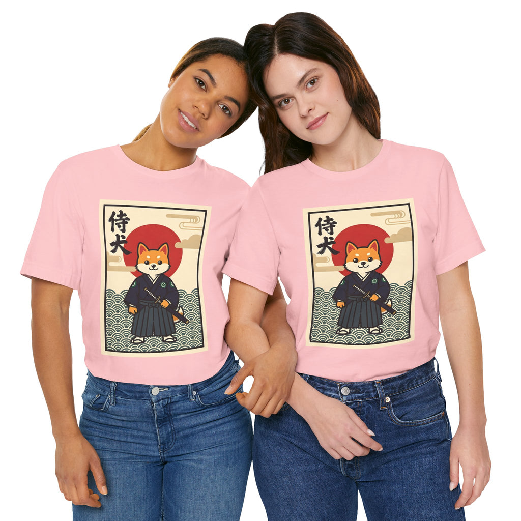 Samurai Shiba Inu Tee — Japanese Vintage Dog Graphic T-Shirt