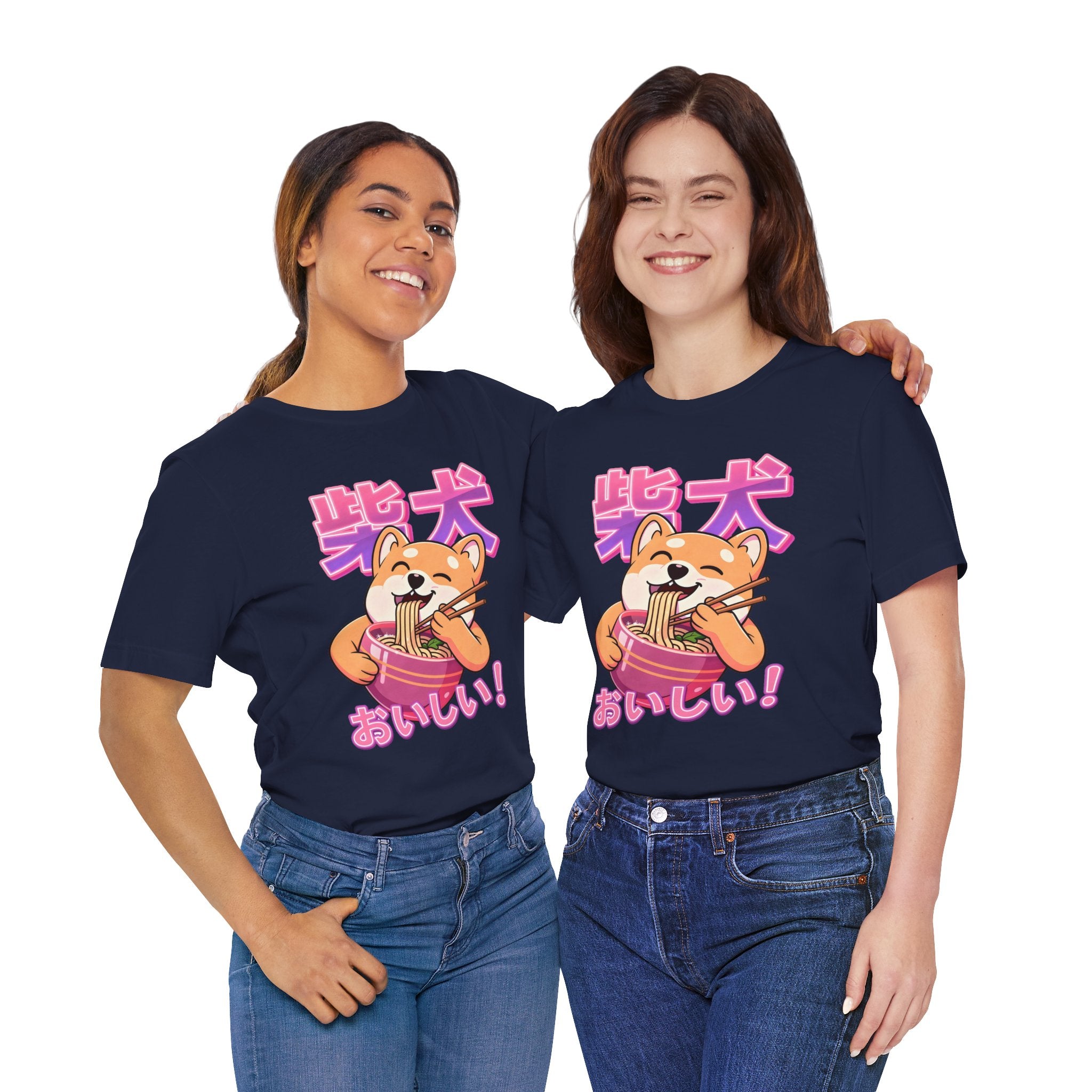 Shiba Inu Ramen Tee — おいしい! Cute Japanese Dog Noodle T-Shirt