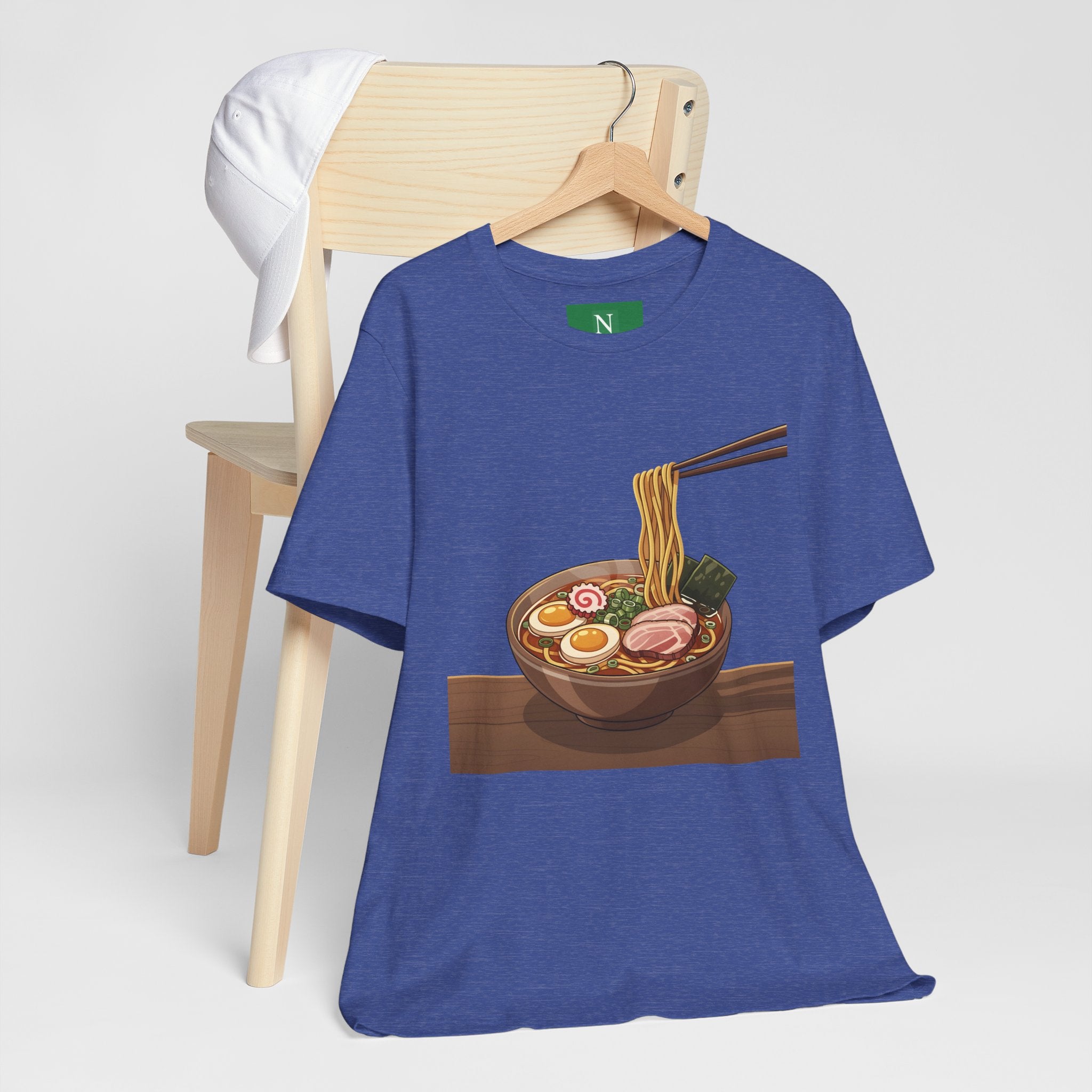 Ramen Bowl Graphic Tee – Chopsticks & Noodles Japanese Food T-Shirt
