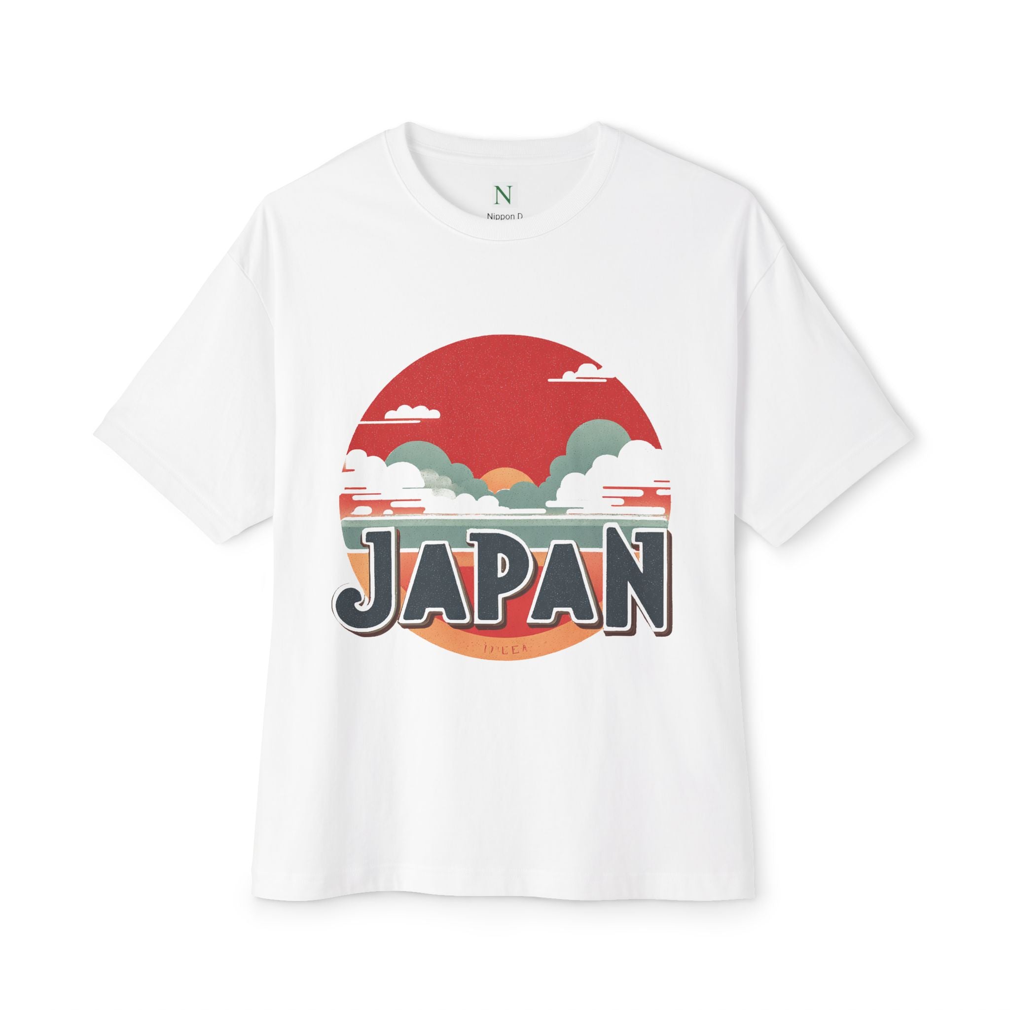 Copy of Japanese Wave Art Unisex Oversized Boxy Tee, Casual Streetwear, Vintage Graphic Tee, Summer Outfit, Gift for Art Lovers