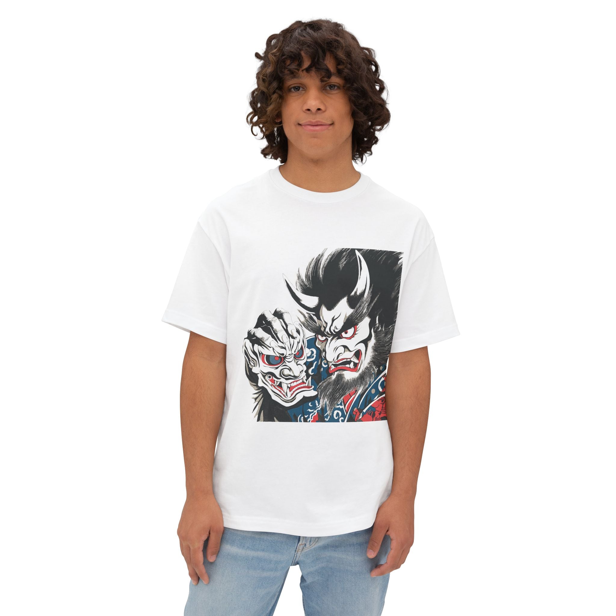 Copy of Japanese Wave Art Unisex Oversized Boxy Tee, Casual Streetwear, Vintage Graphic Tee, Summer Outfit, Gift for Art Lovers