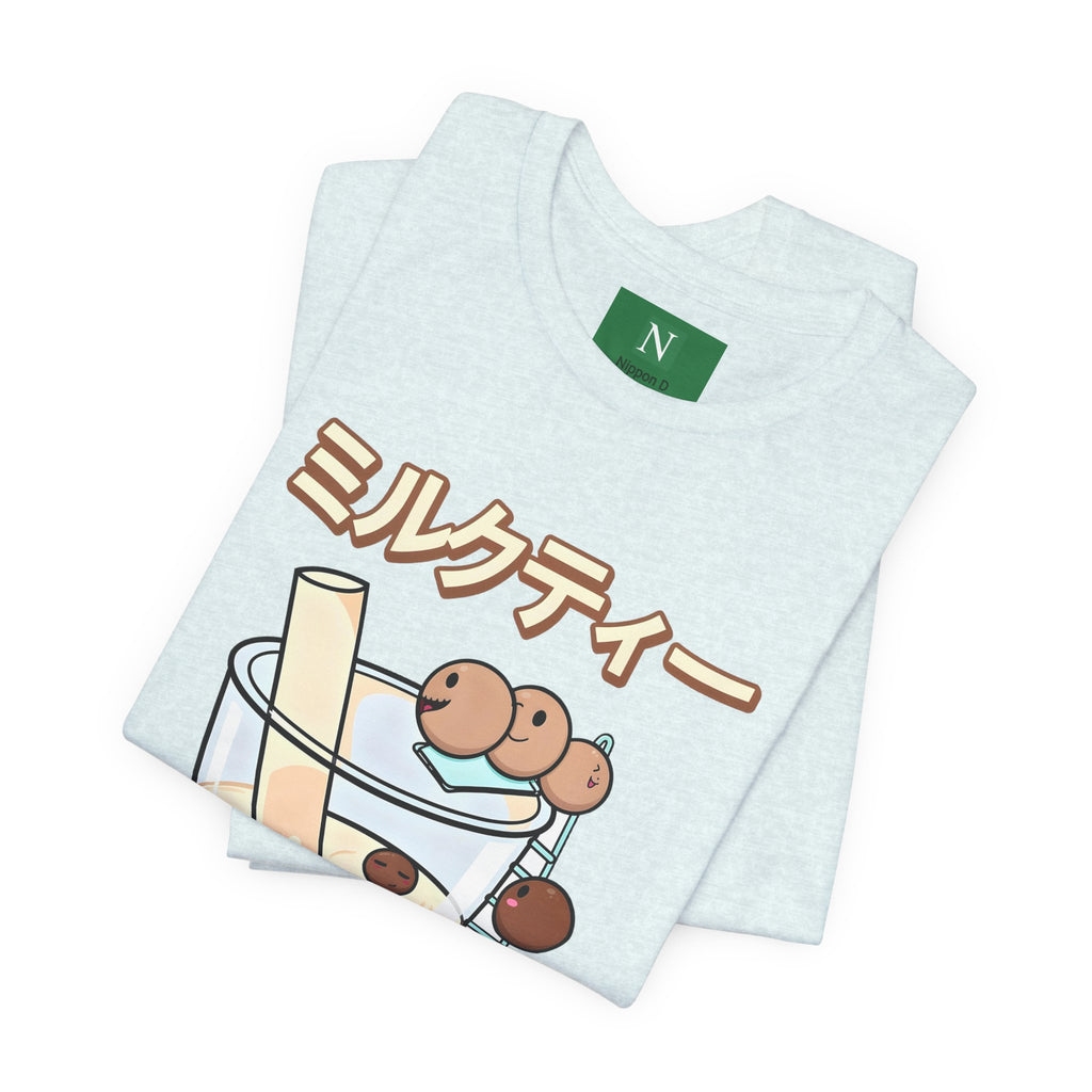 Boba Milk Tea T‑Shirt – ミルクティー Bubble Tea Graphic Tee