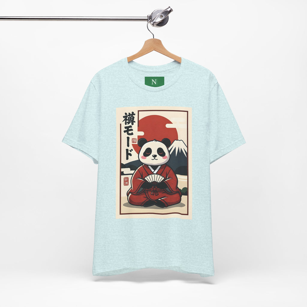 Panda Samurai Tee — Cute Japanese Ukiyo-e Style Graphic T-Shirt