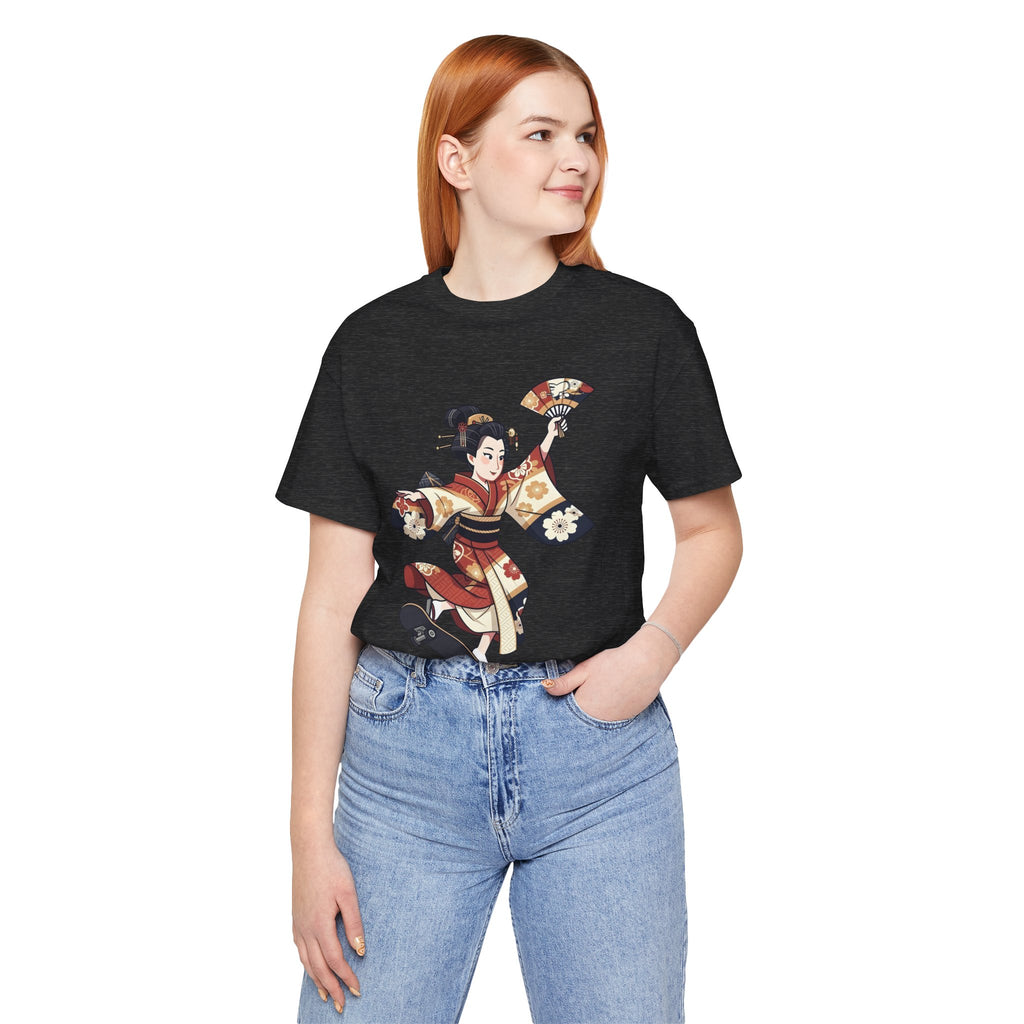 Skateboarding Geisha T-Shirt