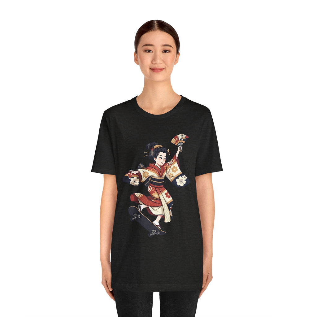 Skateboarding Geisha T-Shirt