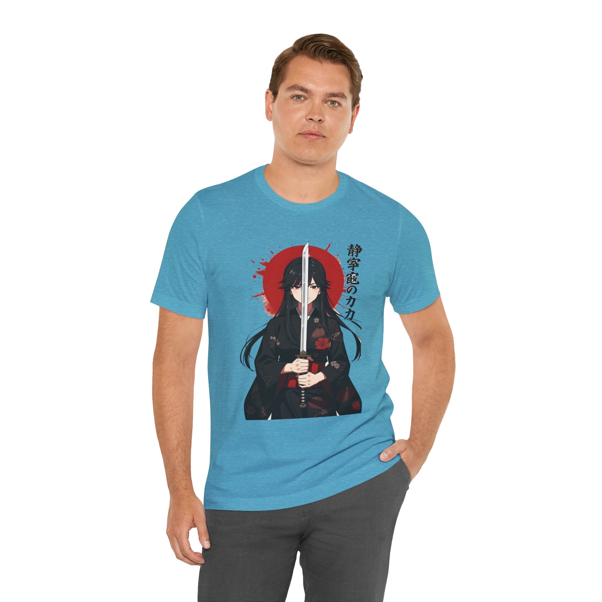Samurai Girl Sword Tee — Japanese Anime Katana T-Shirt