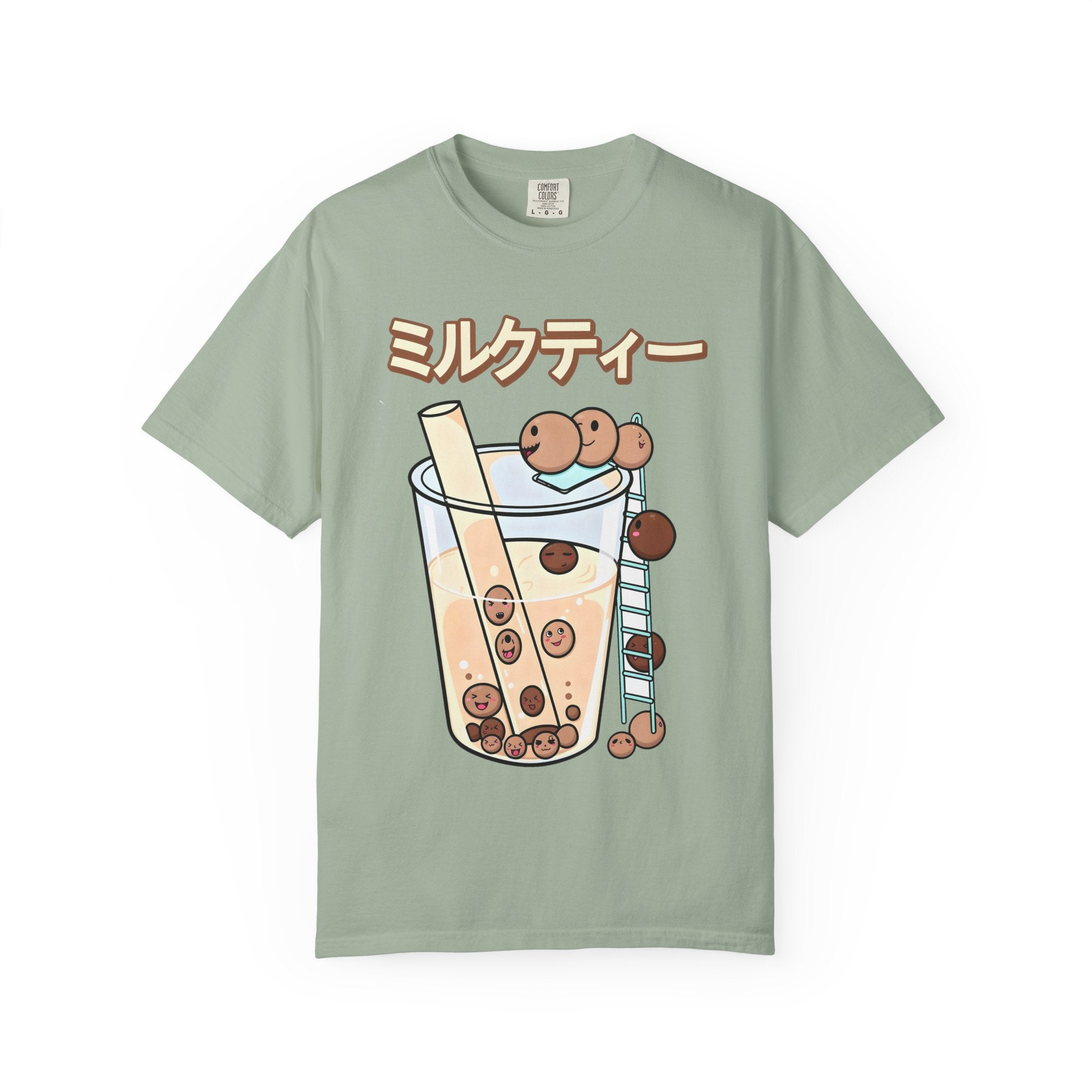 Boba Milk Tea T-Shirt — ミルクティー Cute Bubble Tea Graphic Tee