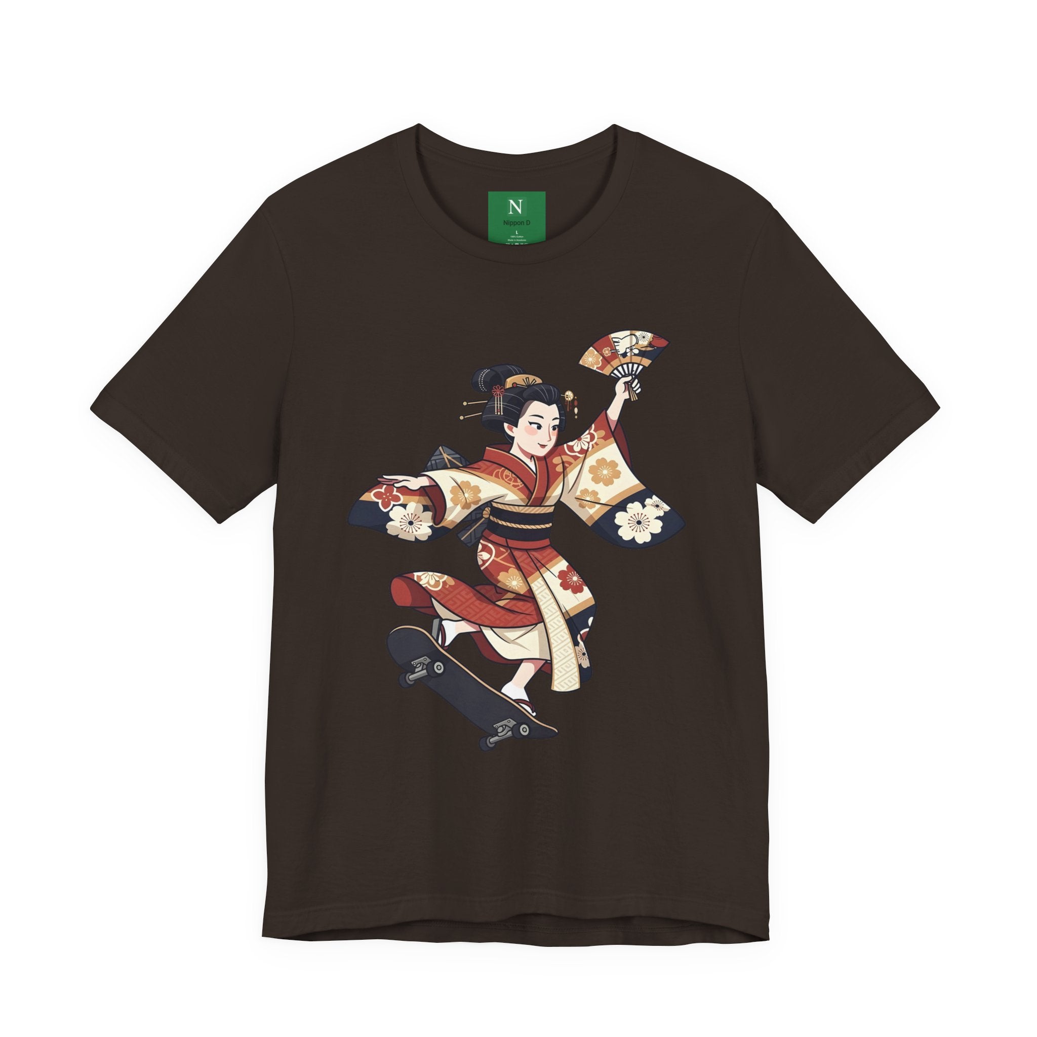Skateboarding Geisha T-Shirt