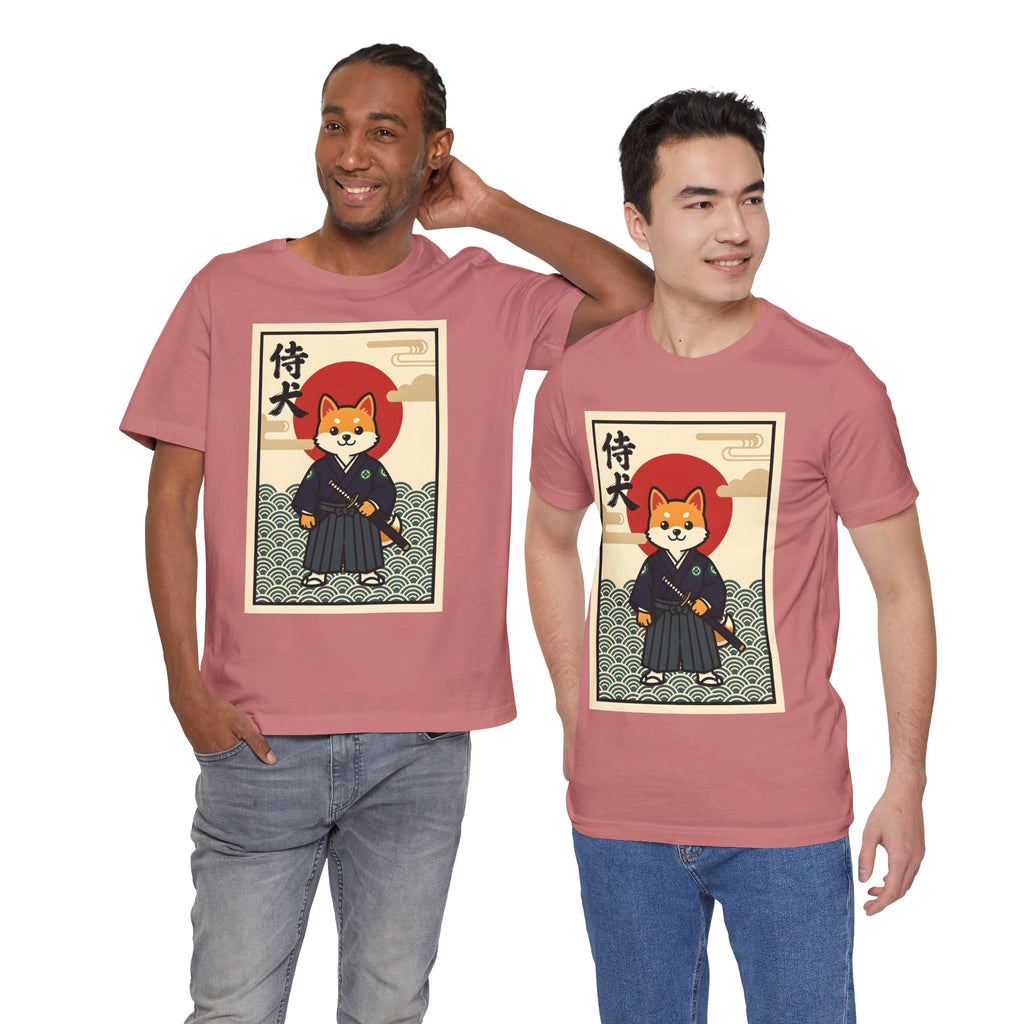 Samurai Shiba Inu Tee — Japanese Vintage Dog Graphic T-Shirt