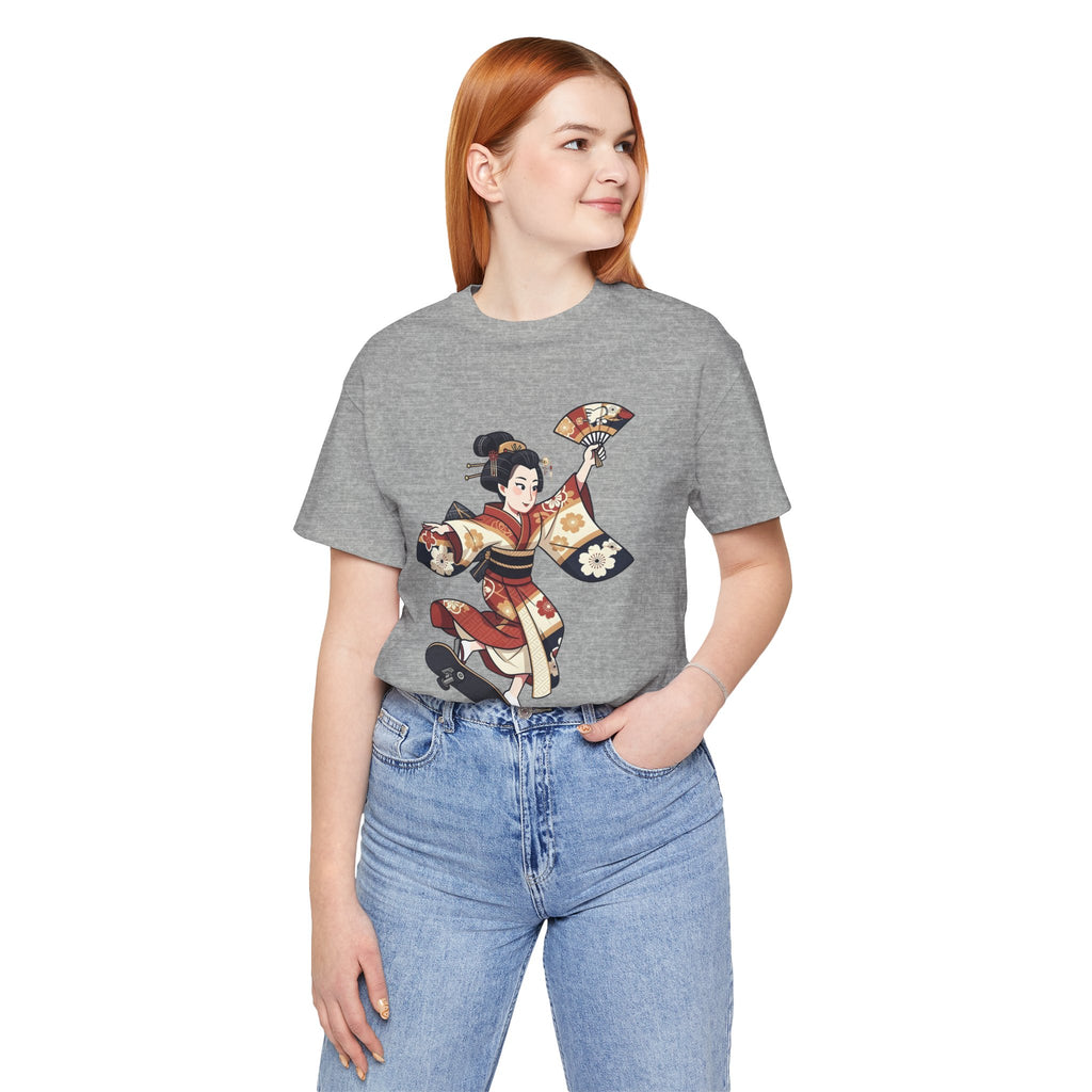 Skateboarding Geisha T-Shirt