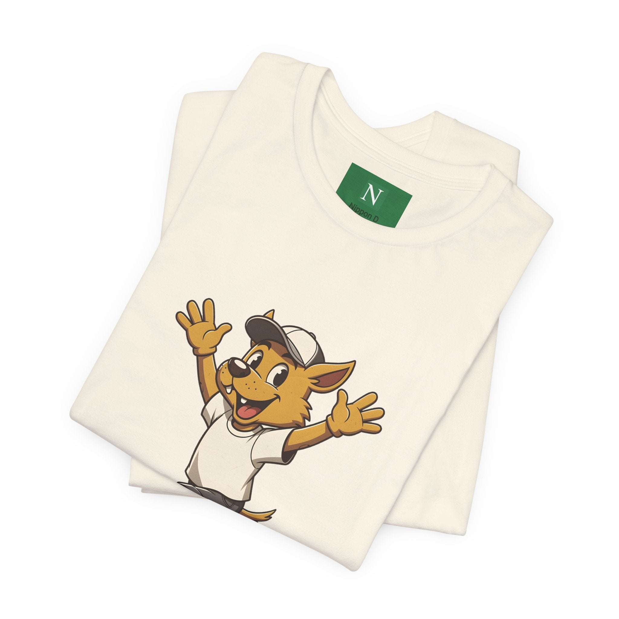 Happy Corgi Character Tee — ワンワンモード (Dog Mode) Cute Cartoon Shirt