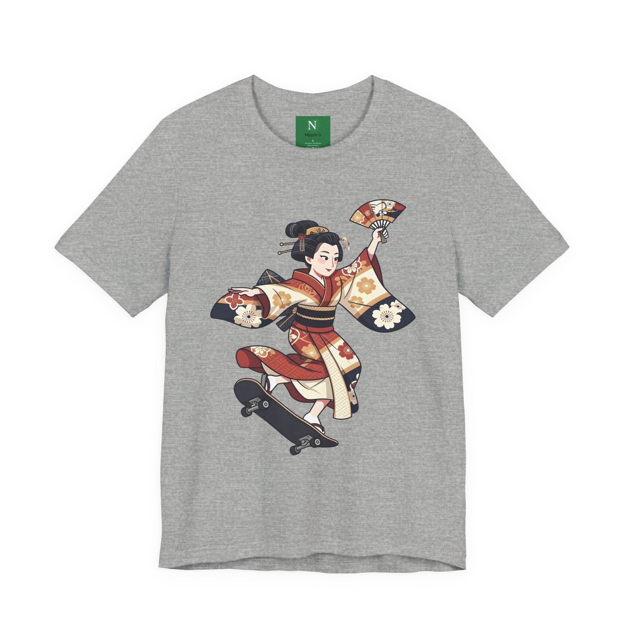 Skateboarding Geisha T-Shirt