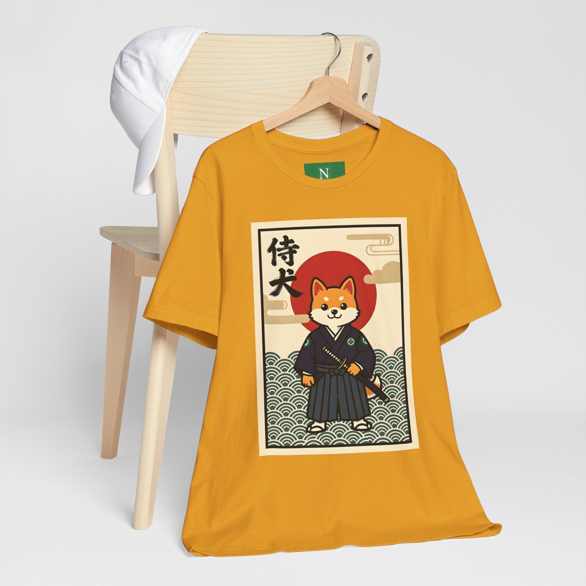 Samurai Shiba Inu Tee — Japanese Vintage Dog Graphic T-Shirt