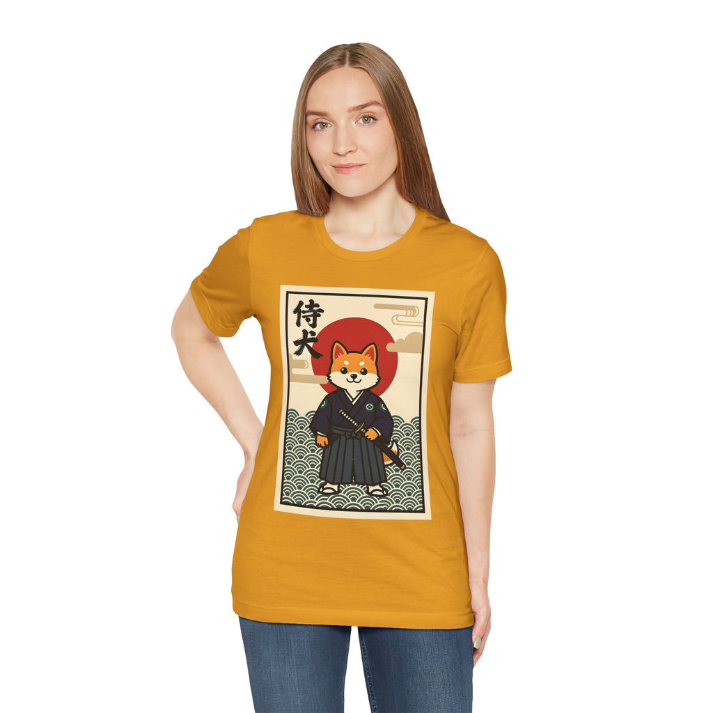Samurai Shiba Inu Tee — Japanese Vintage Dog Graphic T-Shirt