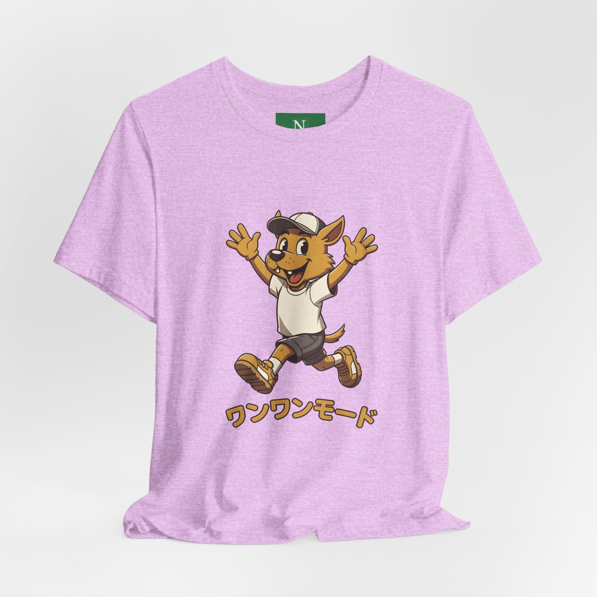Happy Corgi Character Tee — ワンワンモード (Dog Mode) Cute Cartoon Shirt