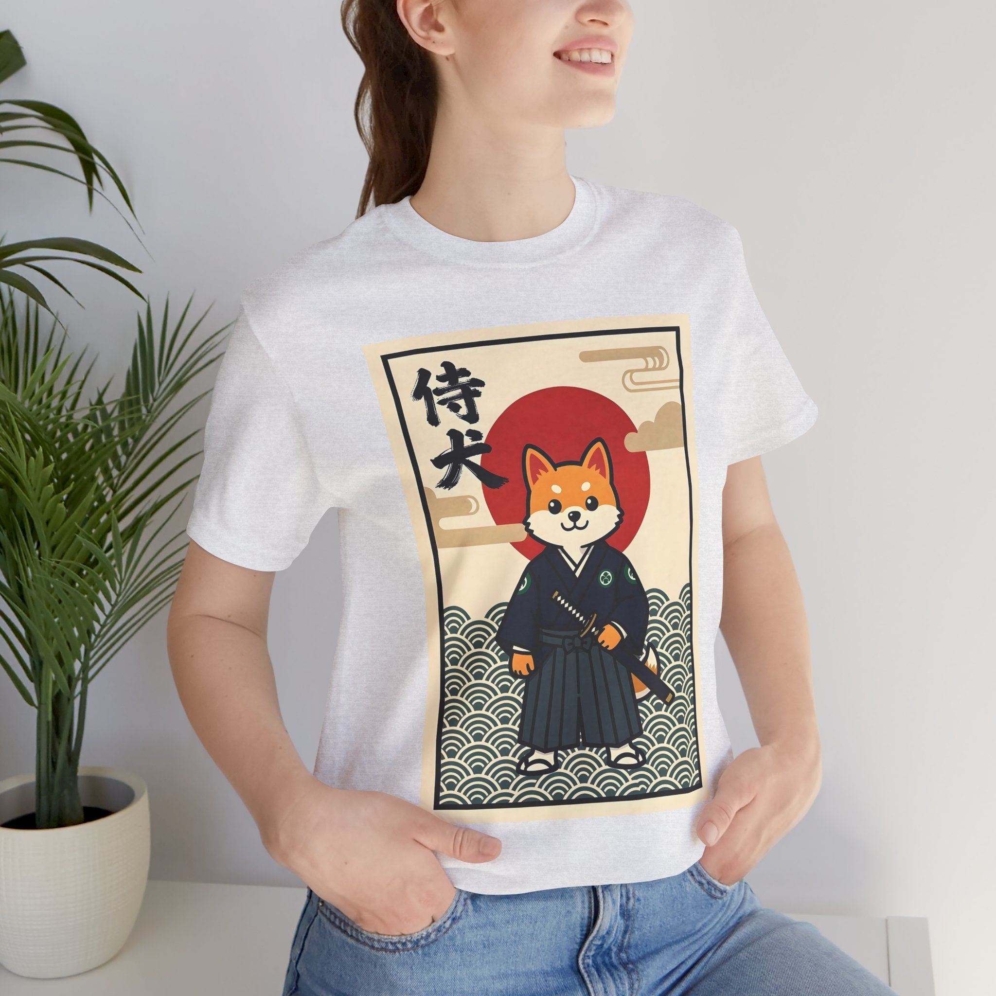 Samurai Shiba Inu Tee — Japanese Vintage Dog Graphic T-Shirt