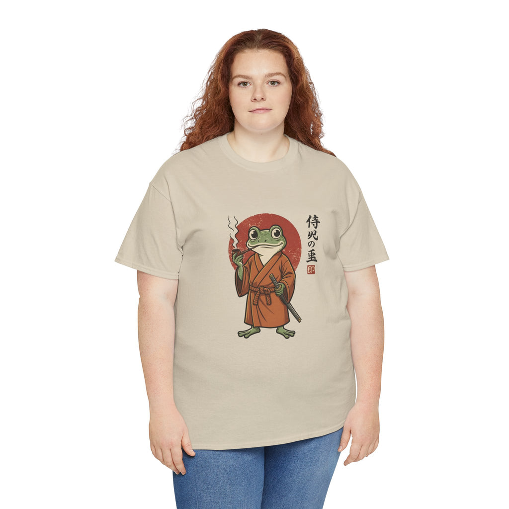 Samurai Frog T‑Shirt — Japanese Style Frog Warrior Tee
