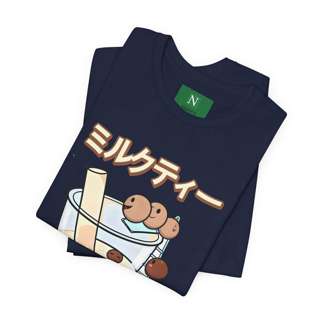 Boba Milk Tea T‑Shirt – ミルクティー Bubble Tea Graphic Tee