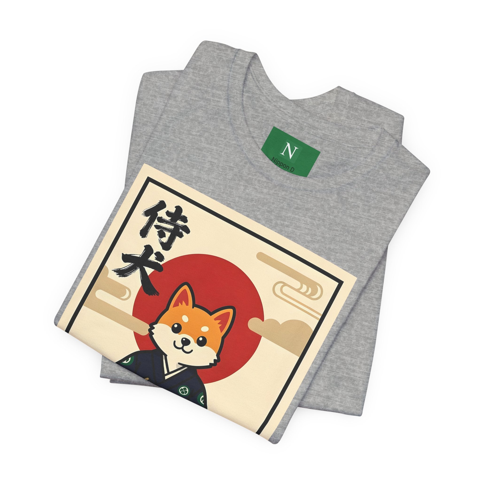 Samurai Shiba Inu Tee — Japanese Vintage Dog Graphic T-Shirt