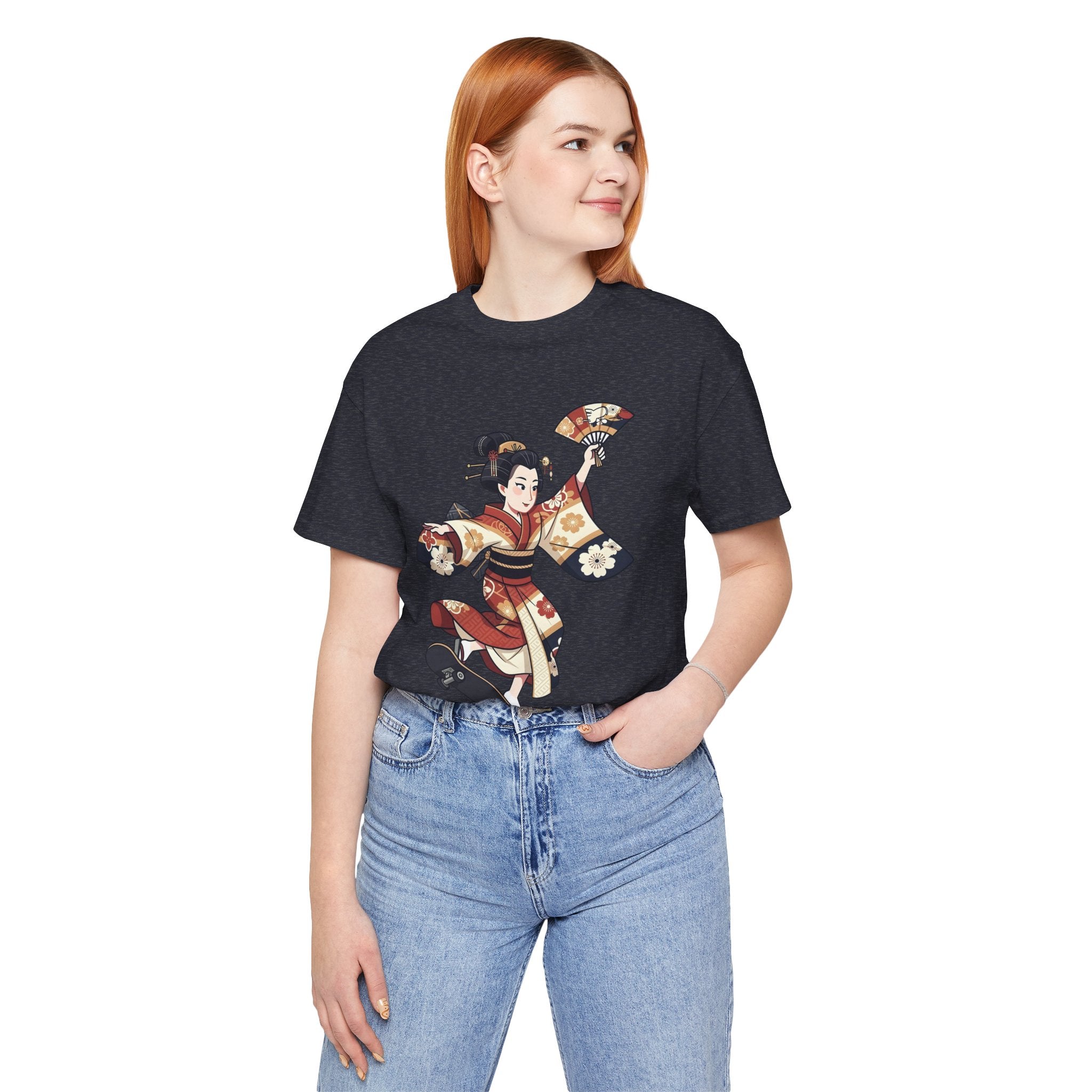 Skateboarding Geisha T-Shirt