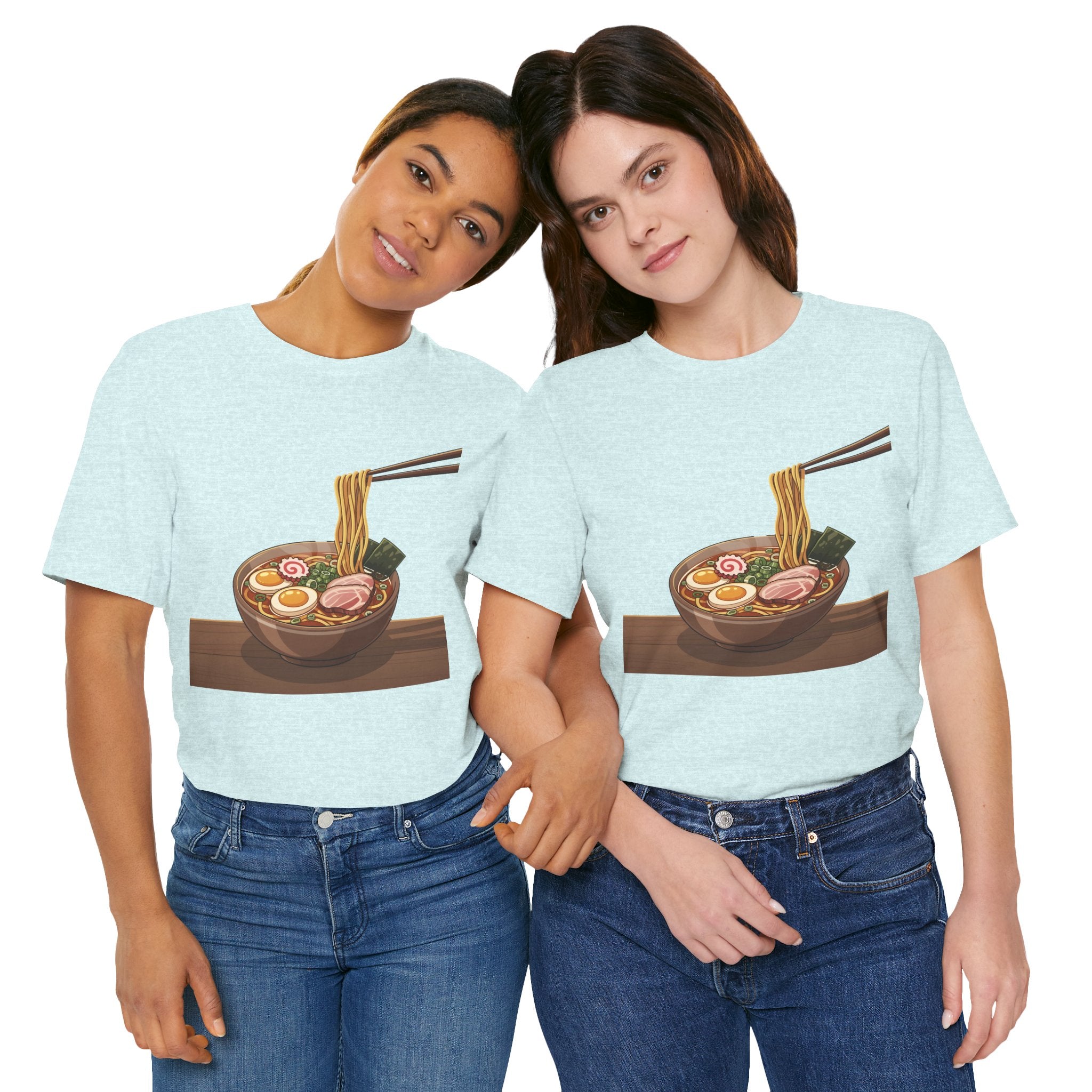 Ramen Bowl Graphic Tee – Chopsticks & Noodles Japanese Food T-Shirt