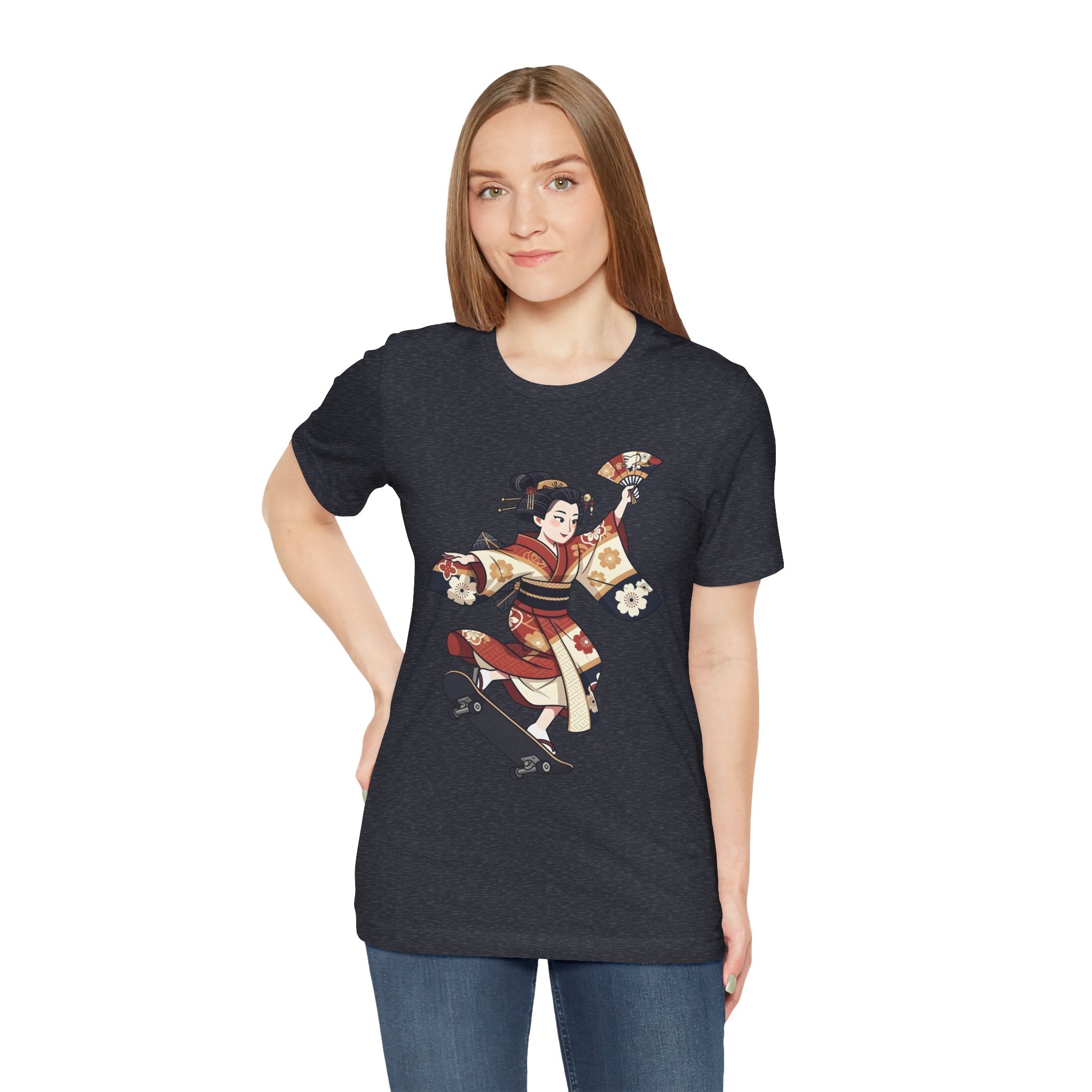 Skateboarding Geisha T-Shirt
