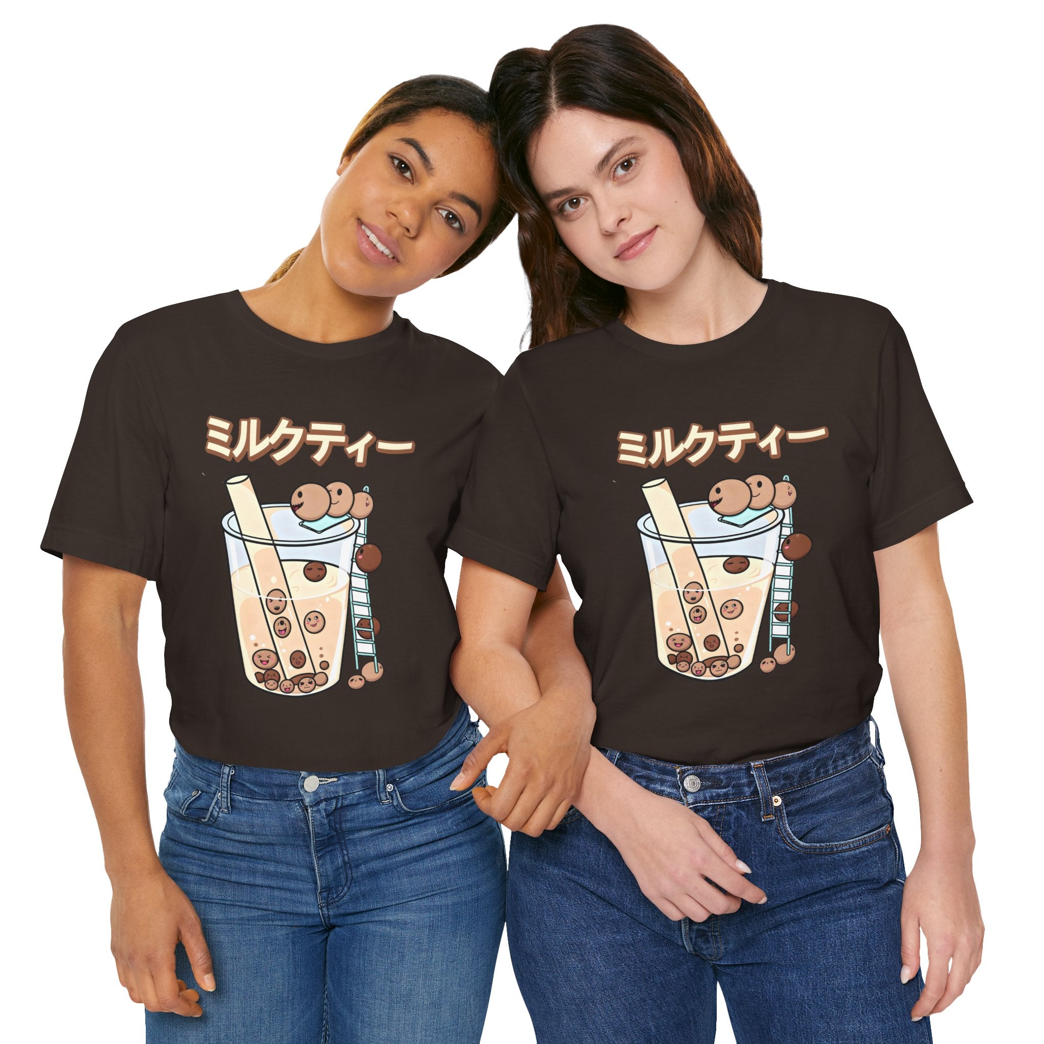 Boba Milk Tea T‑Shirt – ミルクティー Bubble Tea Graphic Tee
