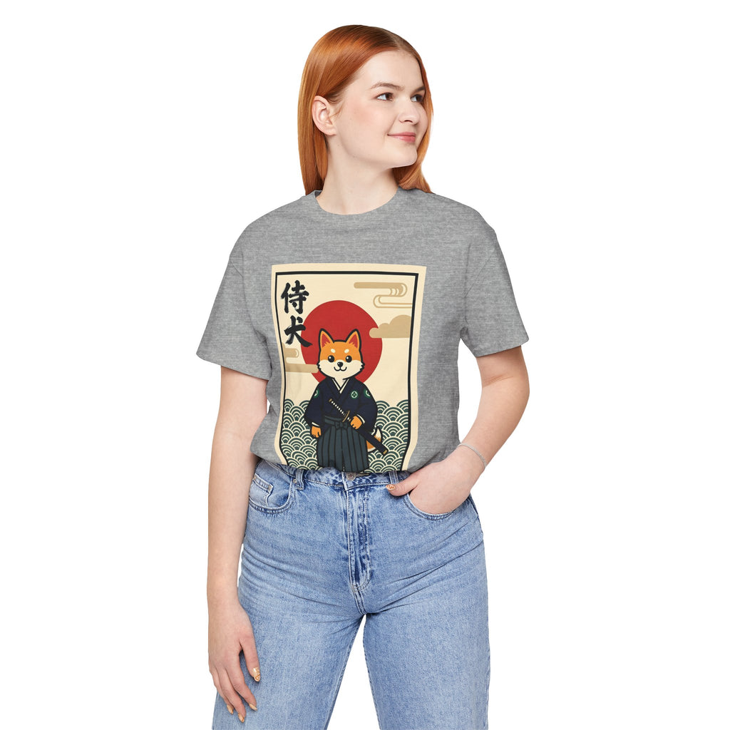 Samurai Shiba Inu Tee — Japanese Vintage Dog Graphic T-Shirt