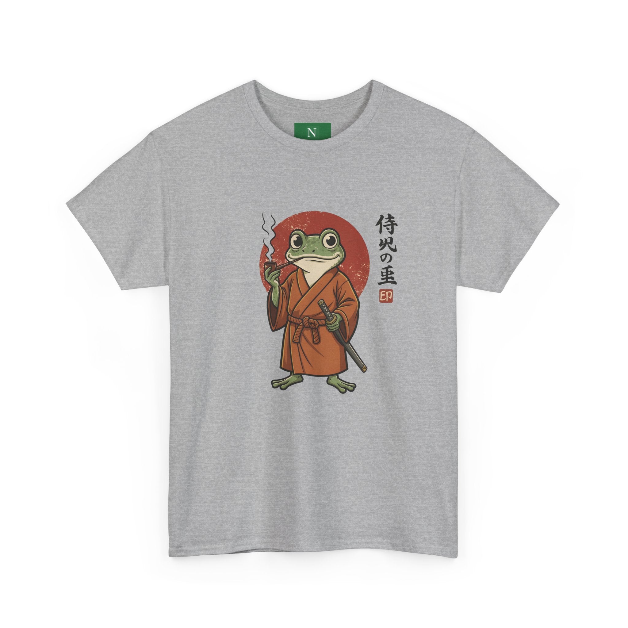 Samurai Frog T‑Shirt — Japanese Style Frog Warrior Tee