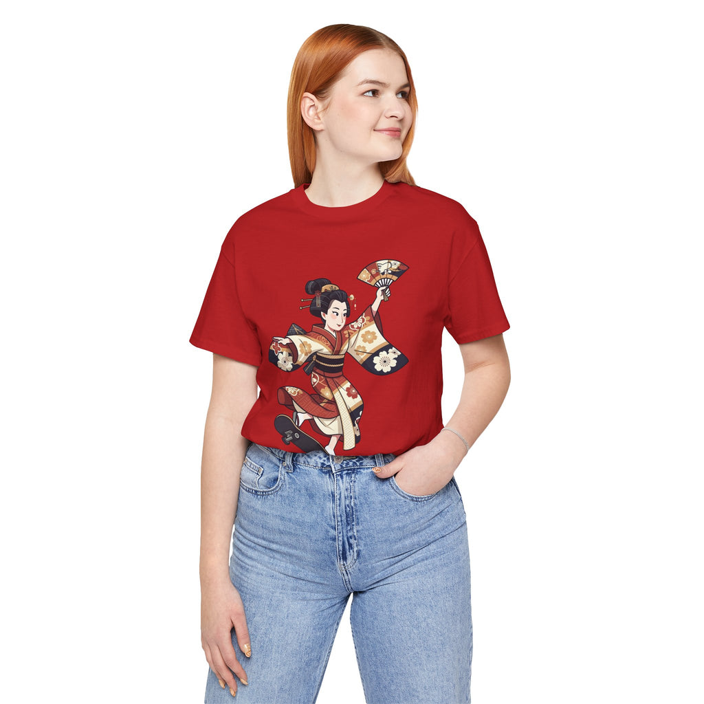 Skateboarding Geisha T-Shirt