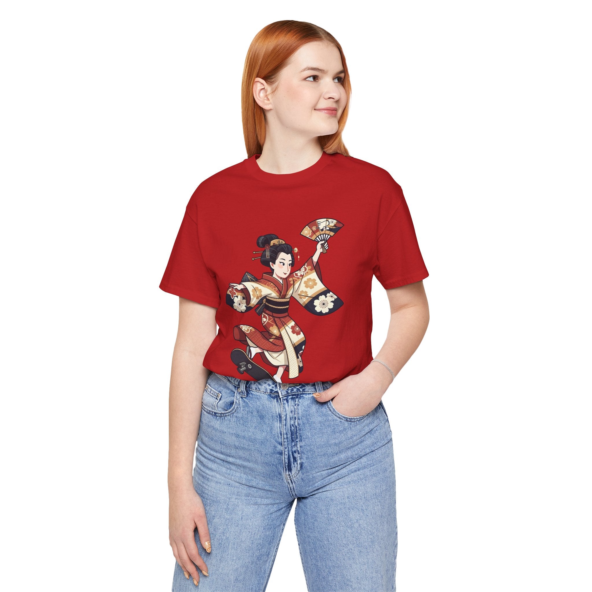 Skateboarding Geisha T-Shirt