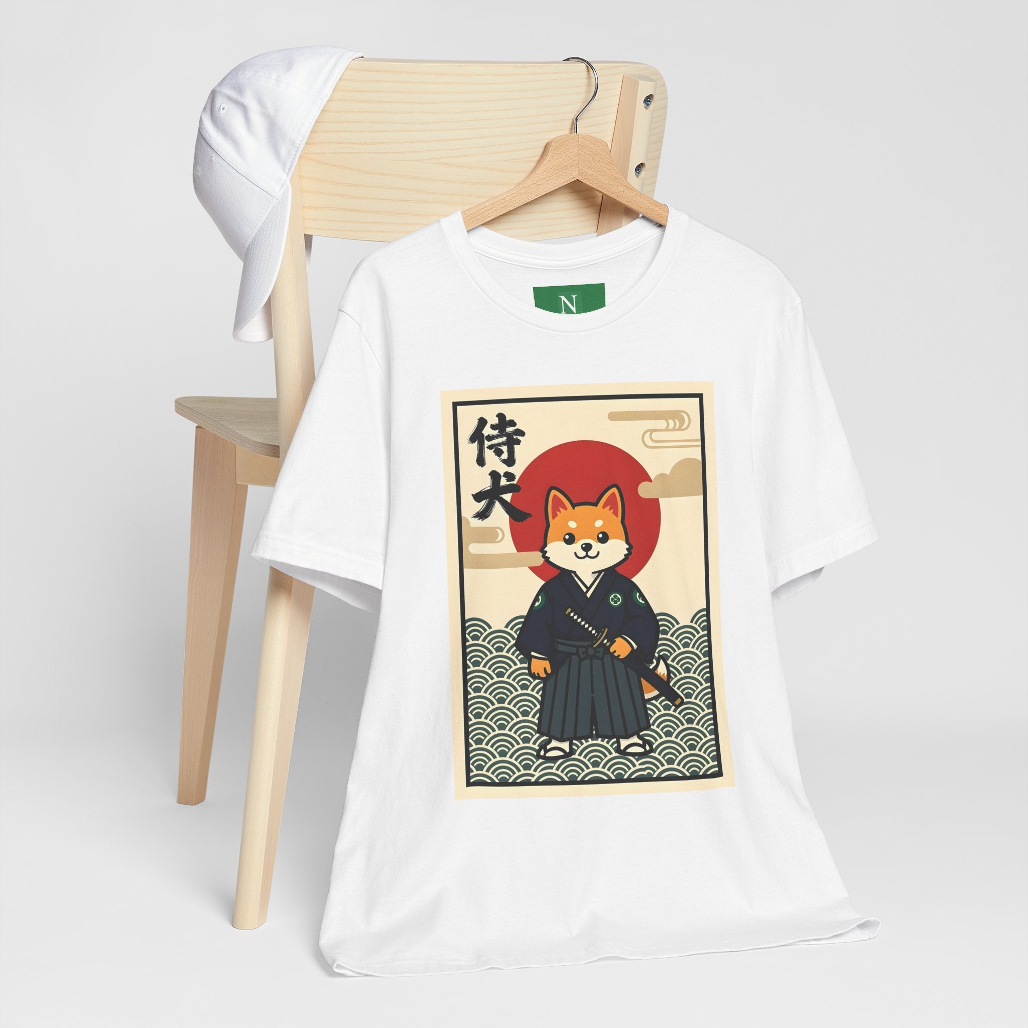 Samurai Shiba Inu Tee — Japanese Vintage Dog Graphic T-Shirt