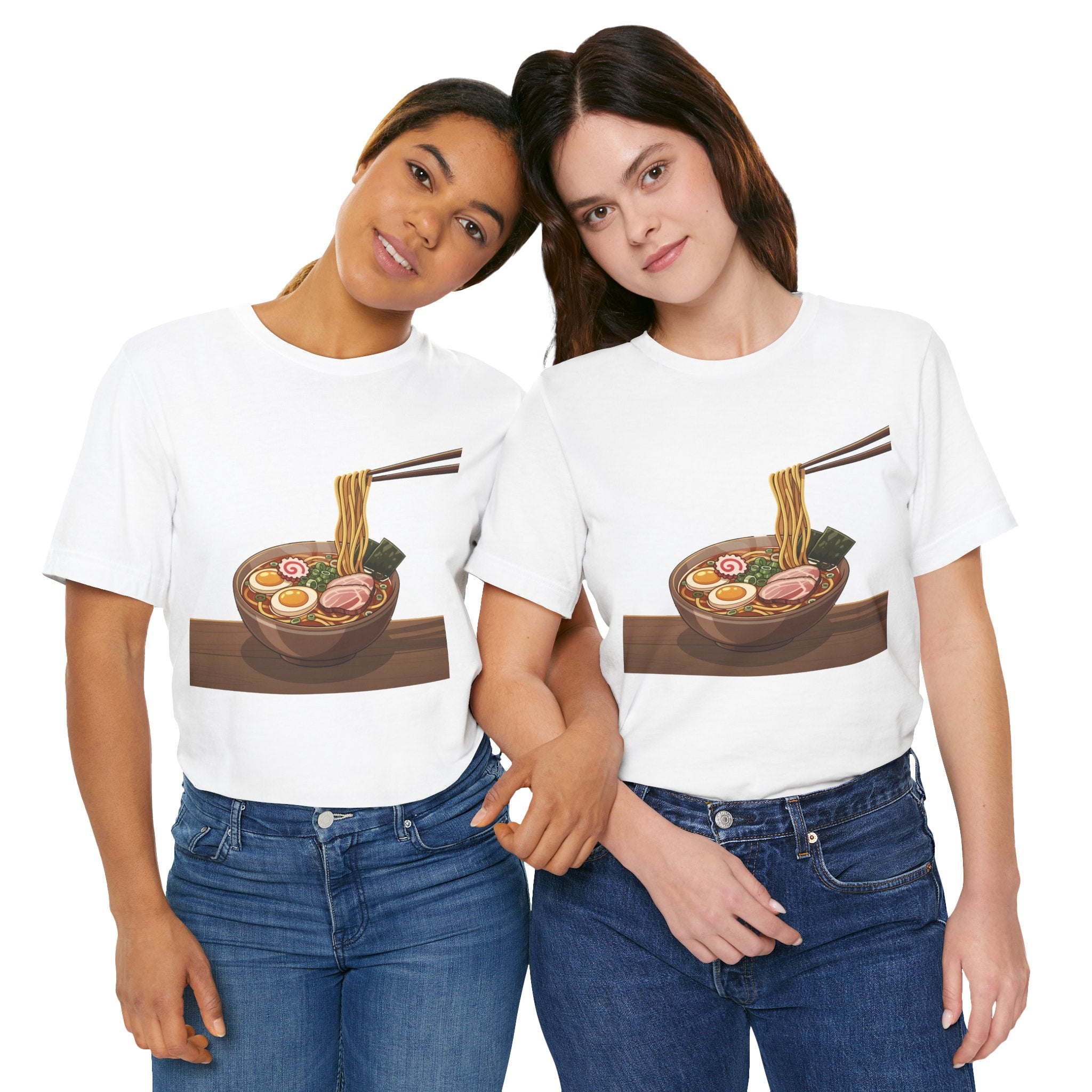 Ramen Bowl Graphic Tee – Chopsticks & Noodles Japanese Food T-Shirt