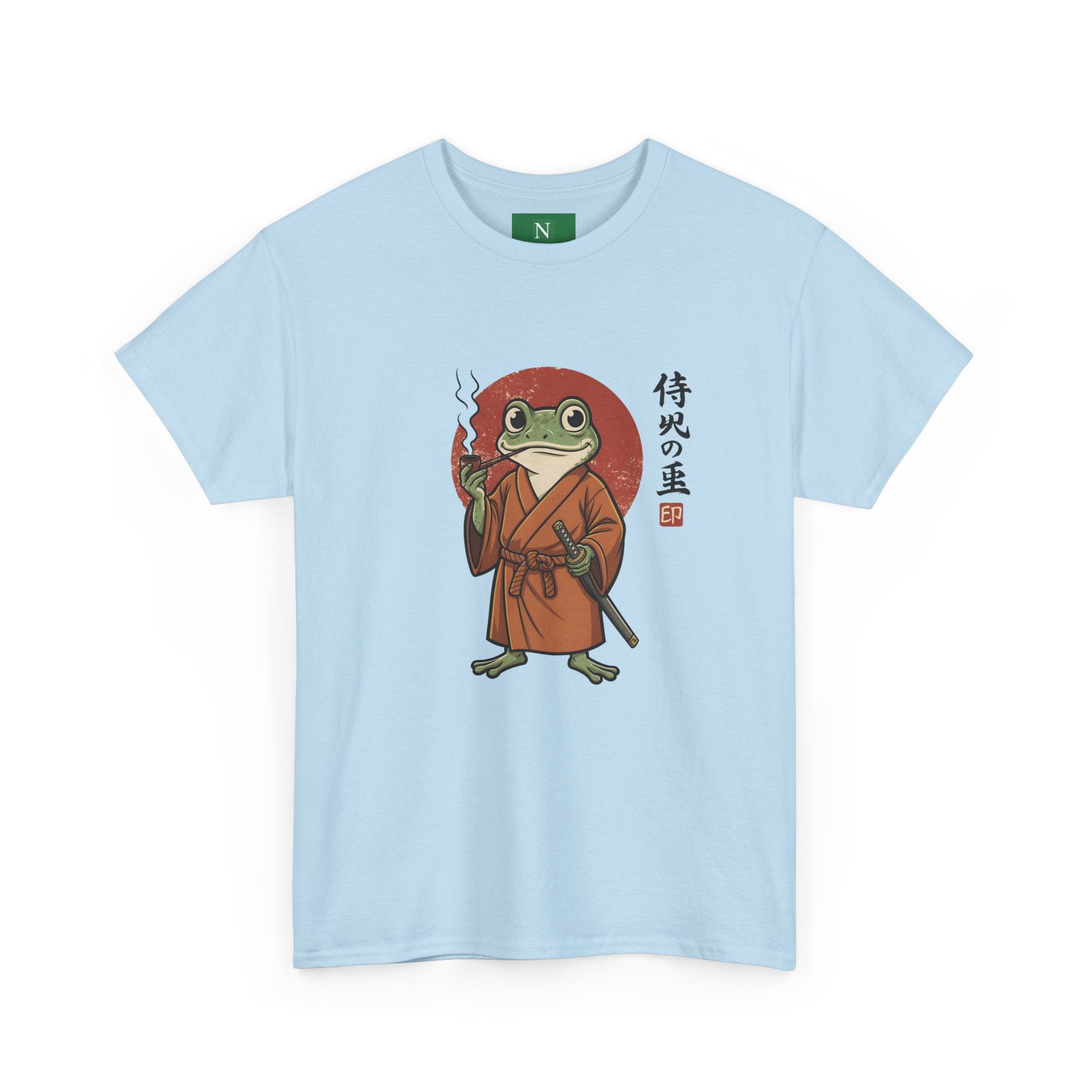 Samurai Frog T‑Shirt — Japanese Style Frog Warrior Tee