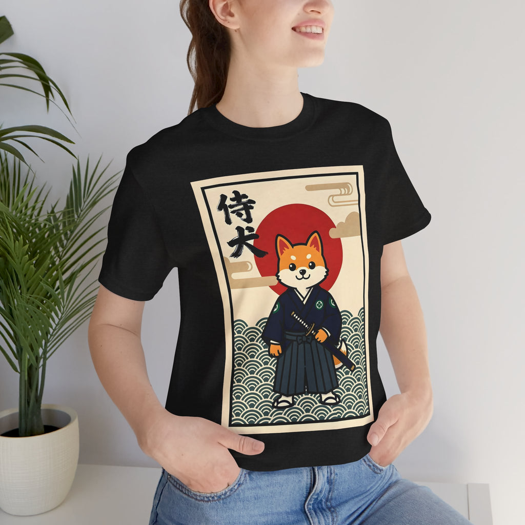 Samurai Shiba Inu Tee — Japanese Vintage Dog Graphic T-Shirt