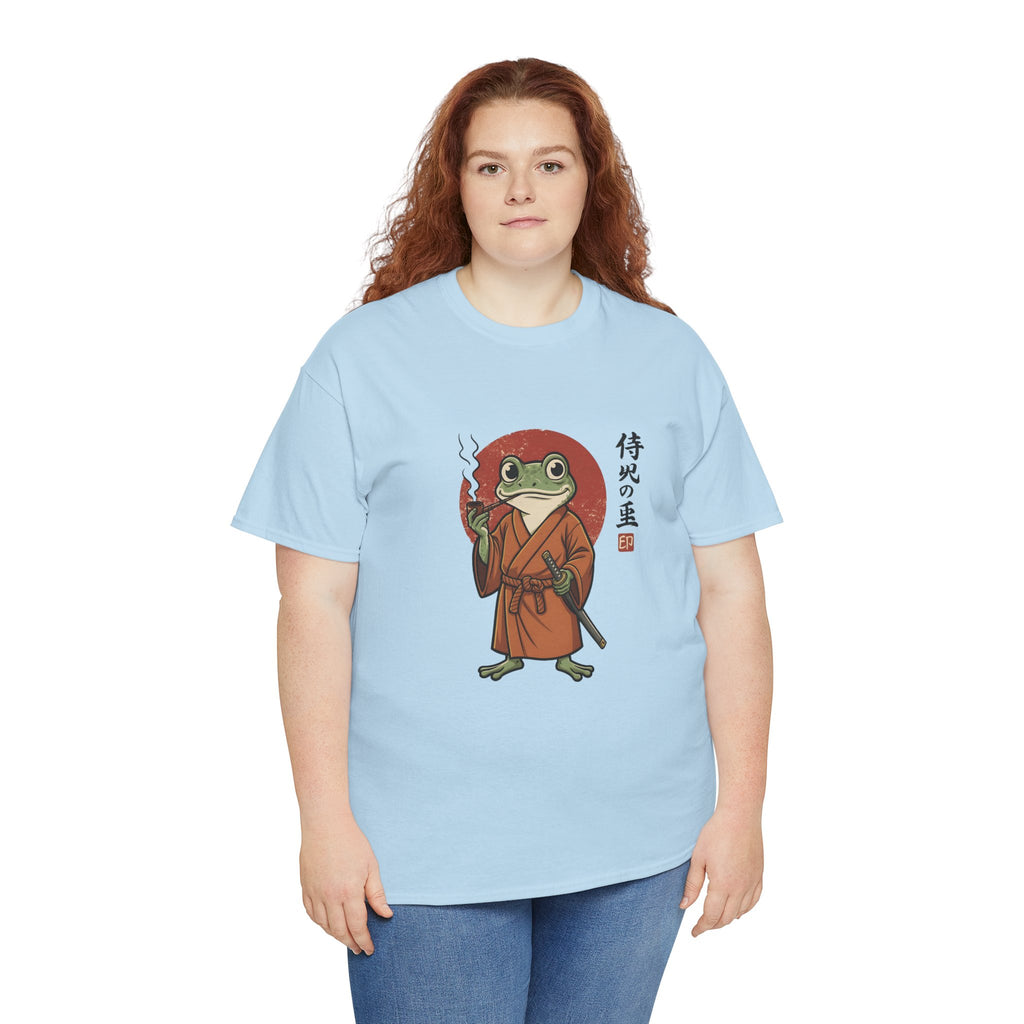 Samurai Frog T‑Shirt — Japanese Style Frog Warrior Tee