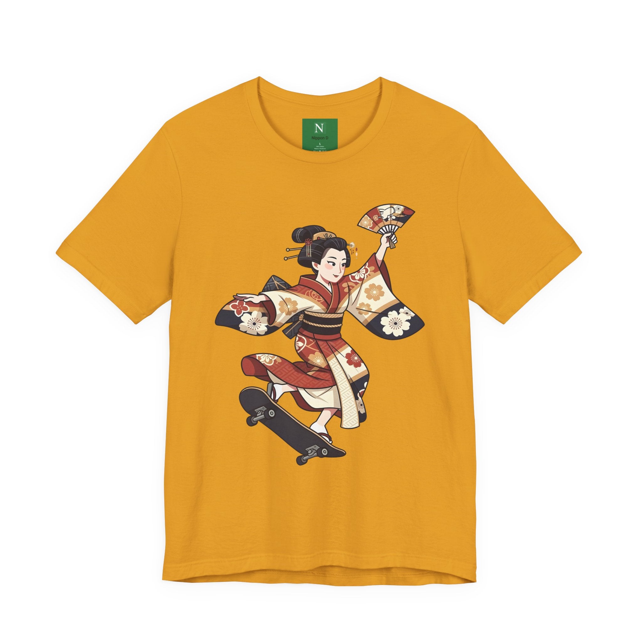 Skateboarding Geisha T-Shirt