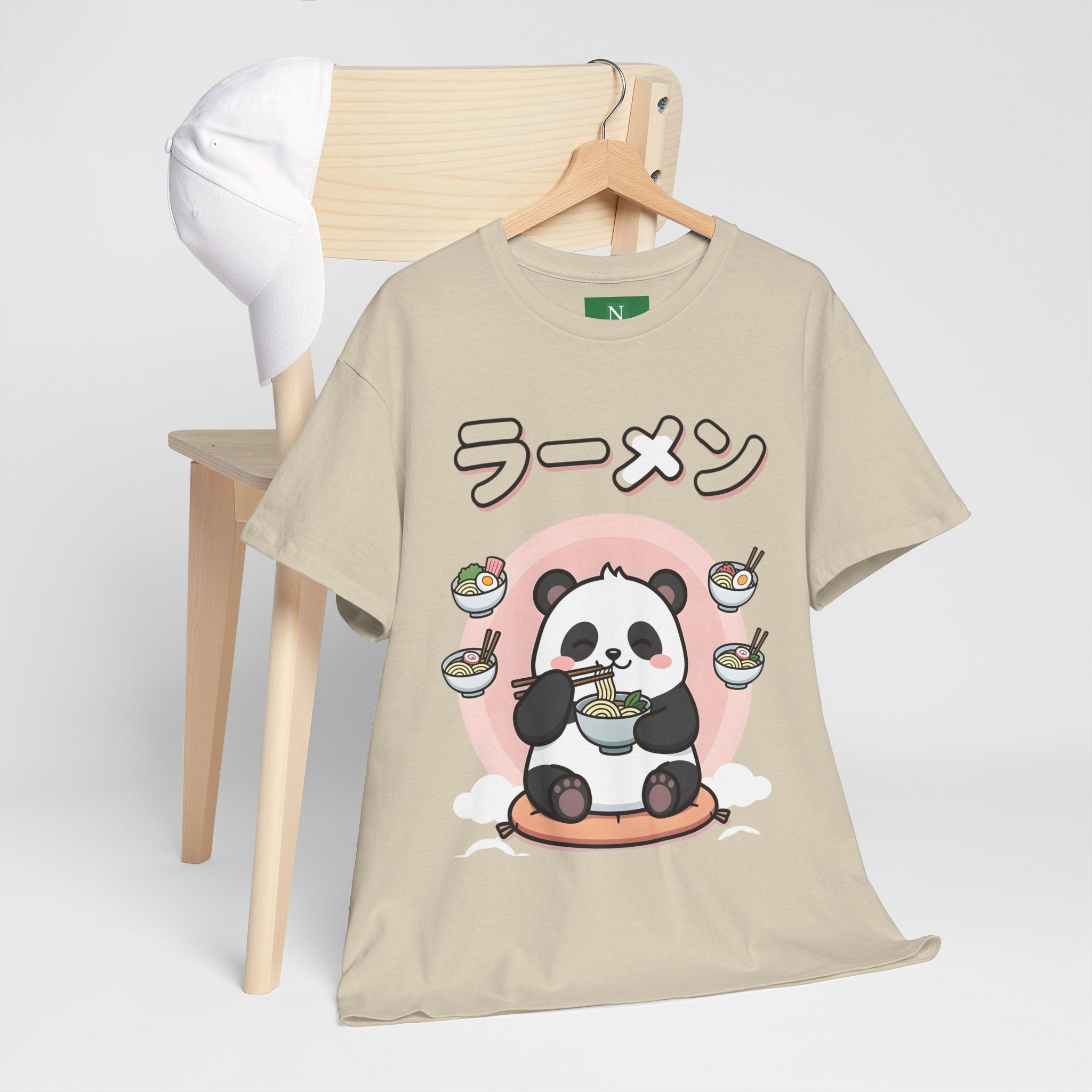 Panda Ramen T-Shirt — Cute Kawaii Ramen Lover Tee
