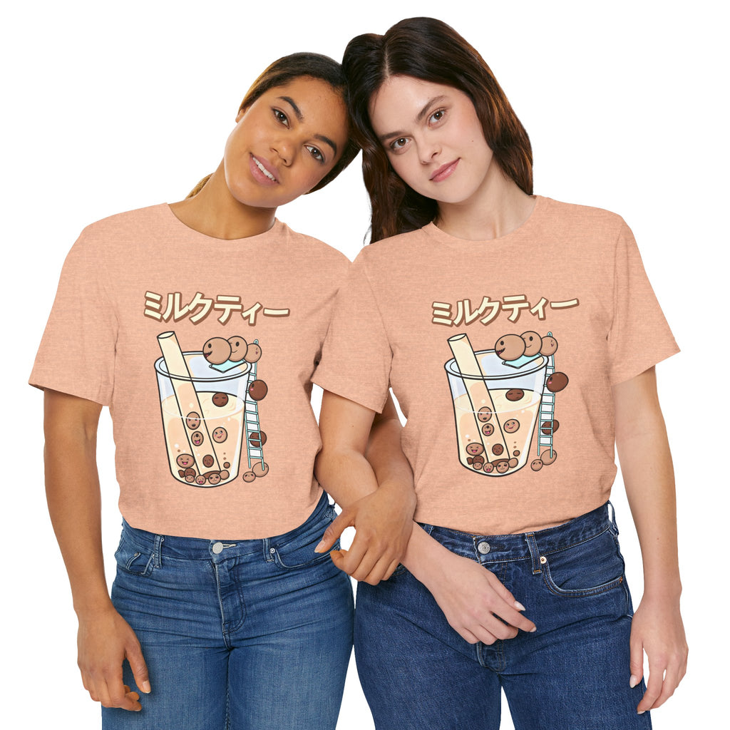 Boba Milk Tea T‑Shirt – ミルクティー Bubble Tea Graphic Tee