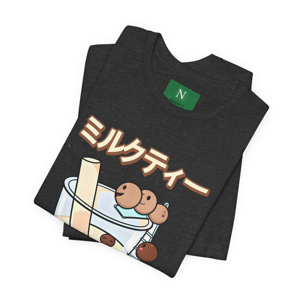 Boba Milk Tea T‑Shirt – ミルクティー Bubble Tea Graphic Tee