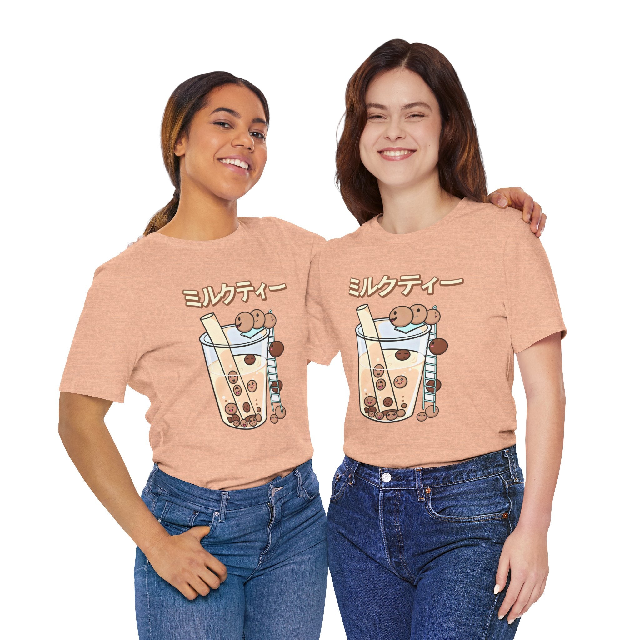 Boba Milk Tea T‑Shirt – ミルクティー Bubble Tea Graphic Tee